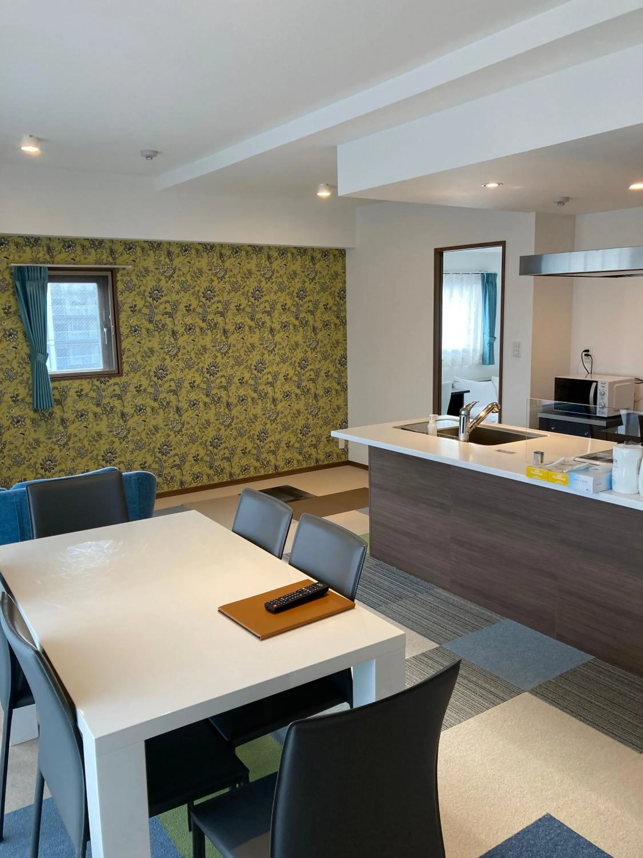 Kitchen or kitchenette in A.T. Hotel Hakata