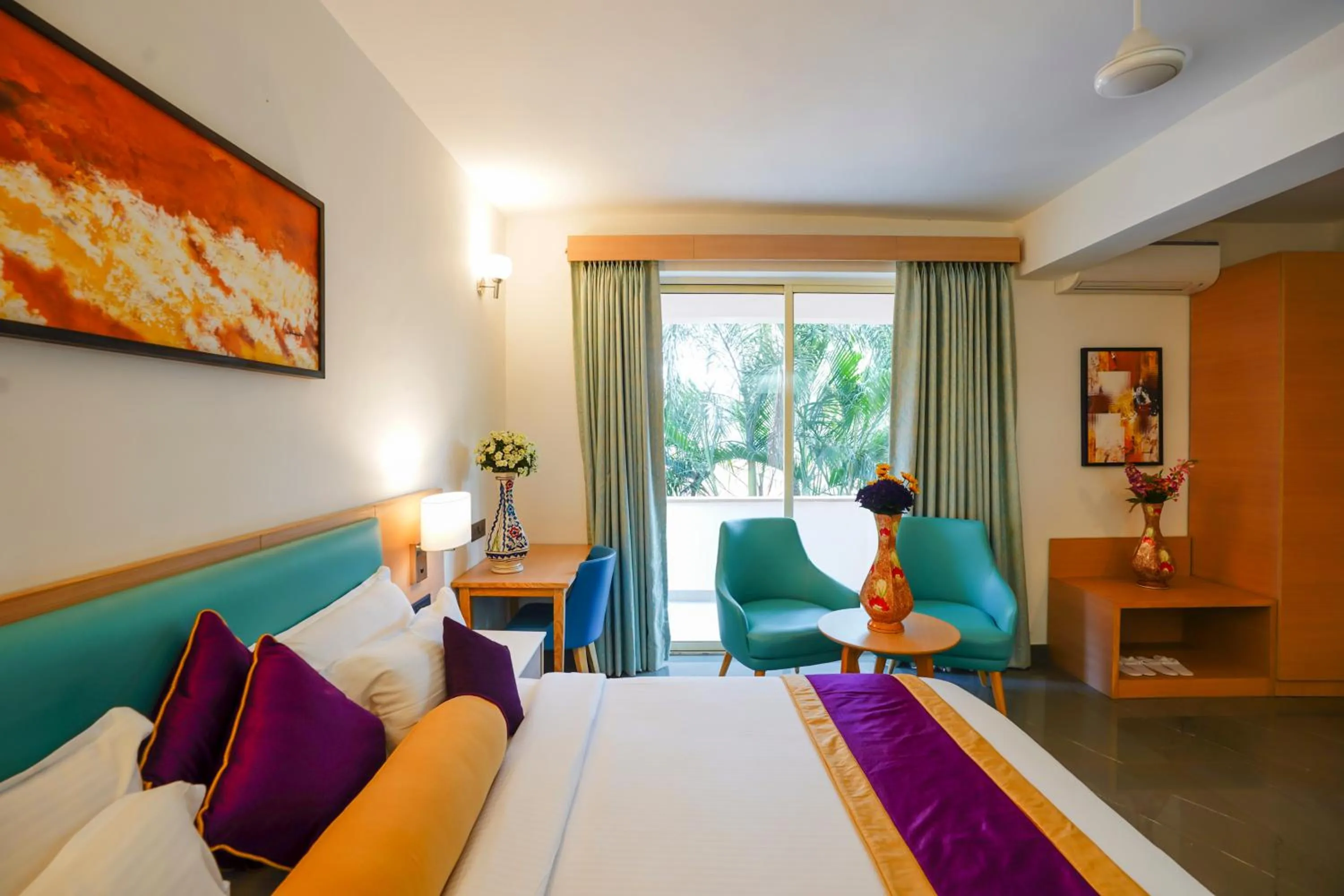 Bed in Hotel Meraden Opus , Anjuna Beach Goa