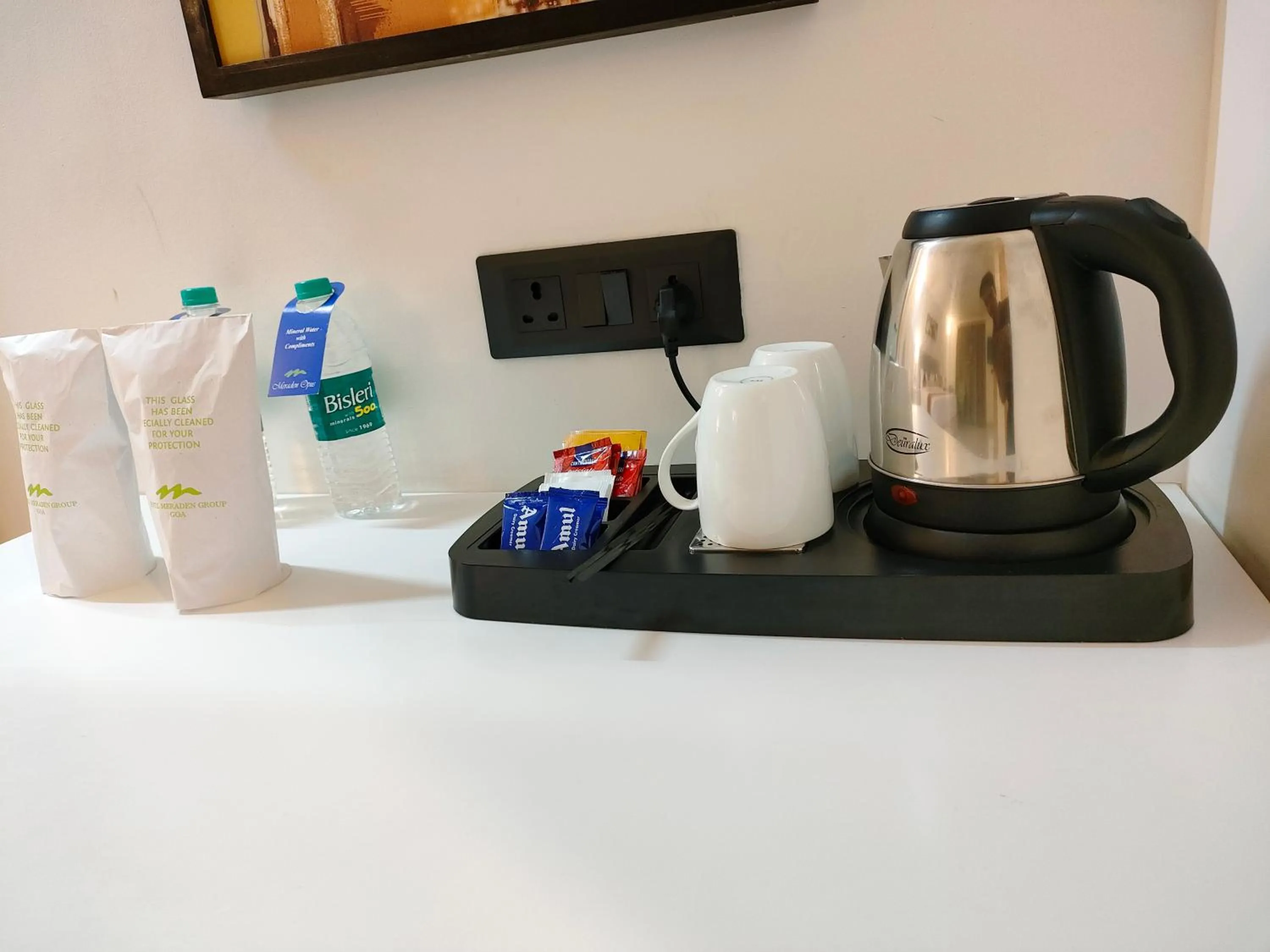 Coffee/tea facilities in Hotel Meraden Opus , Anjuna Beach Goa