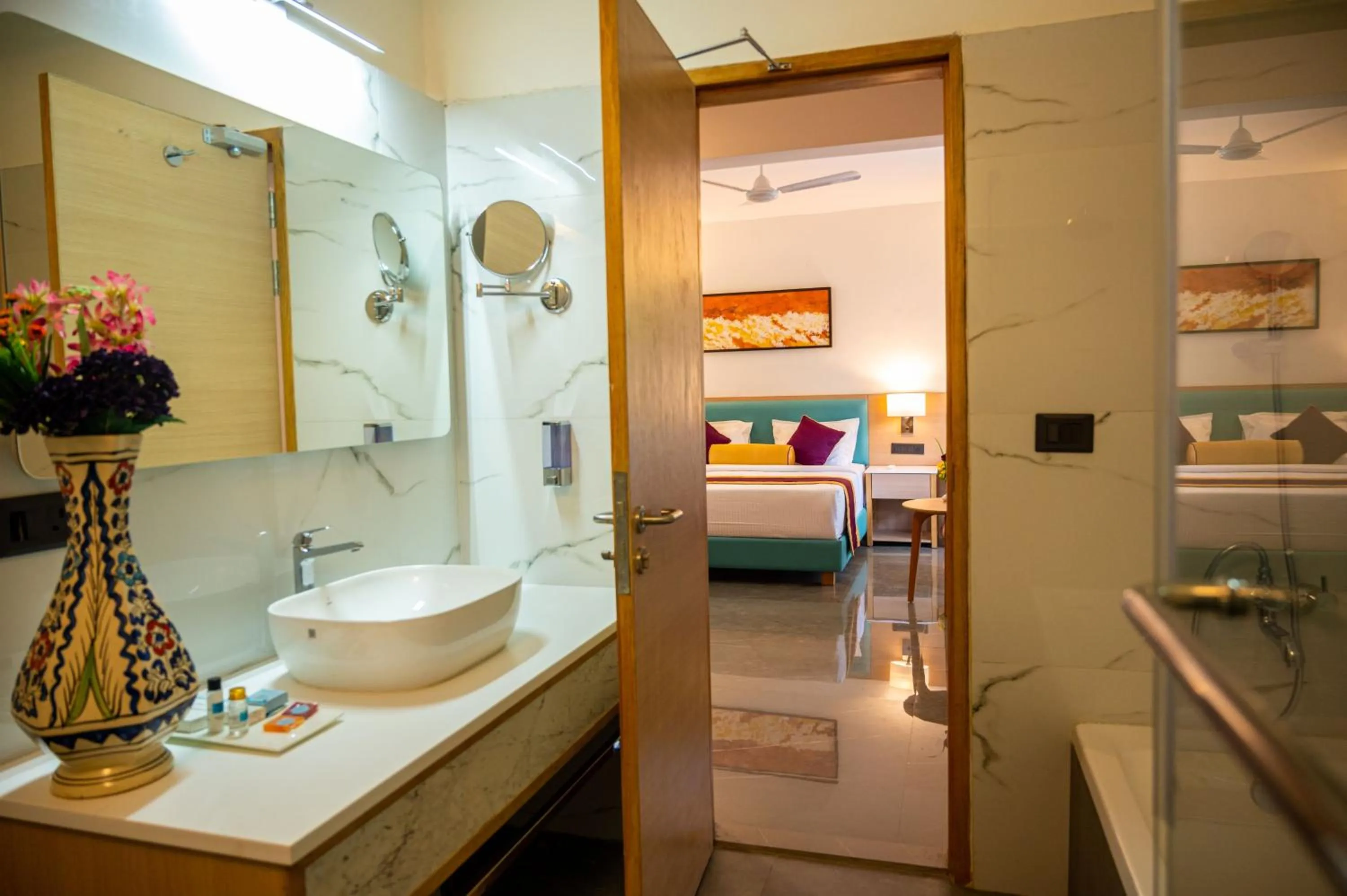 Bathroom in Hotel Meraden Opus , Anjuna Beach Goa