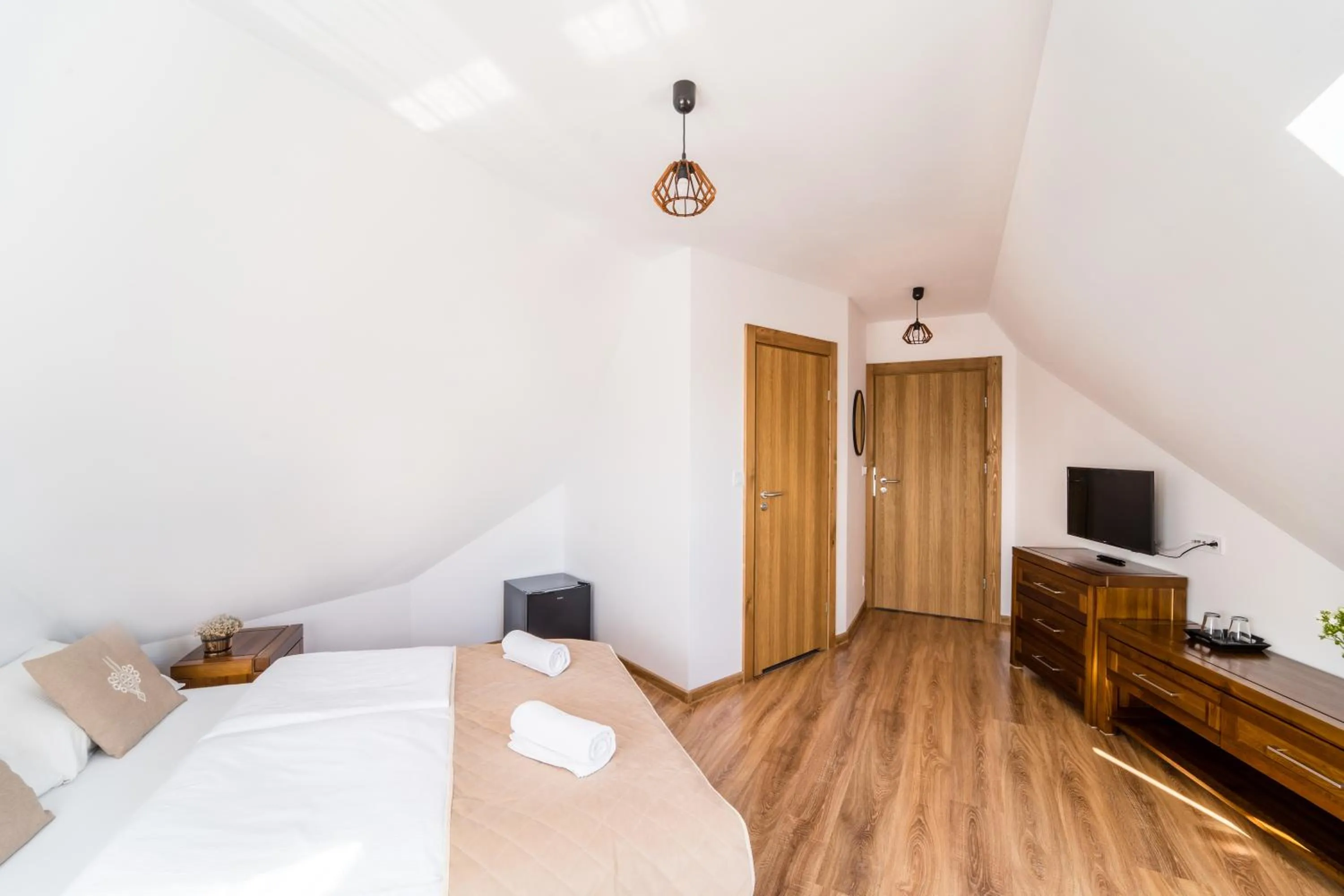 Photo of the whole room, Bed in Miodowy Dworek