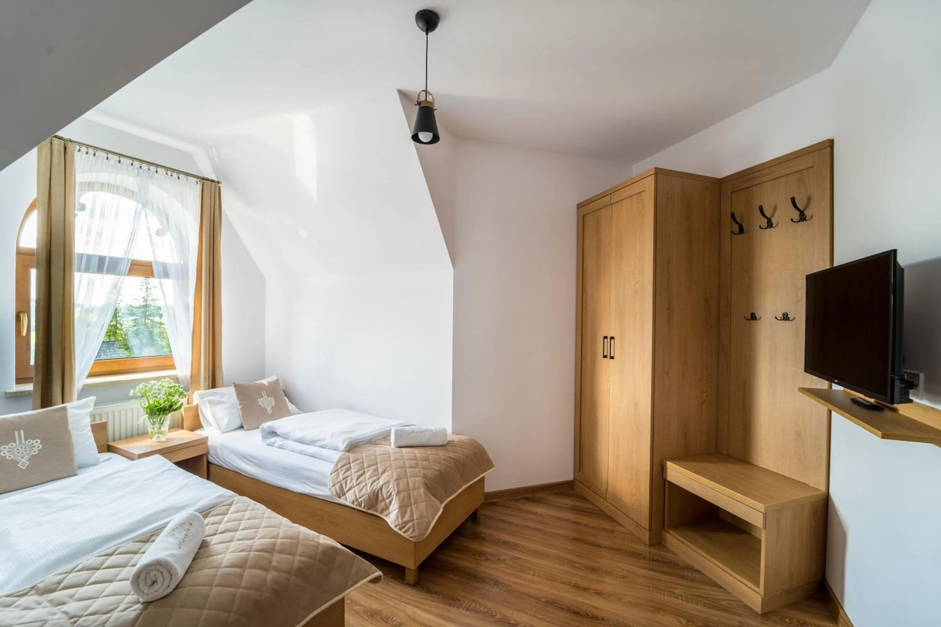 Photo of the whole room, Bed in Miodowy Dworek