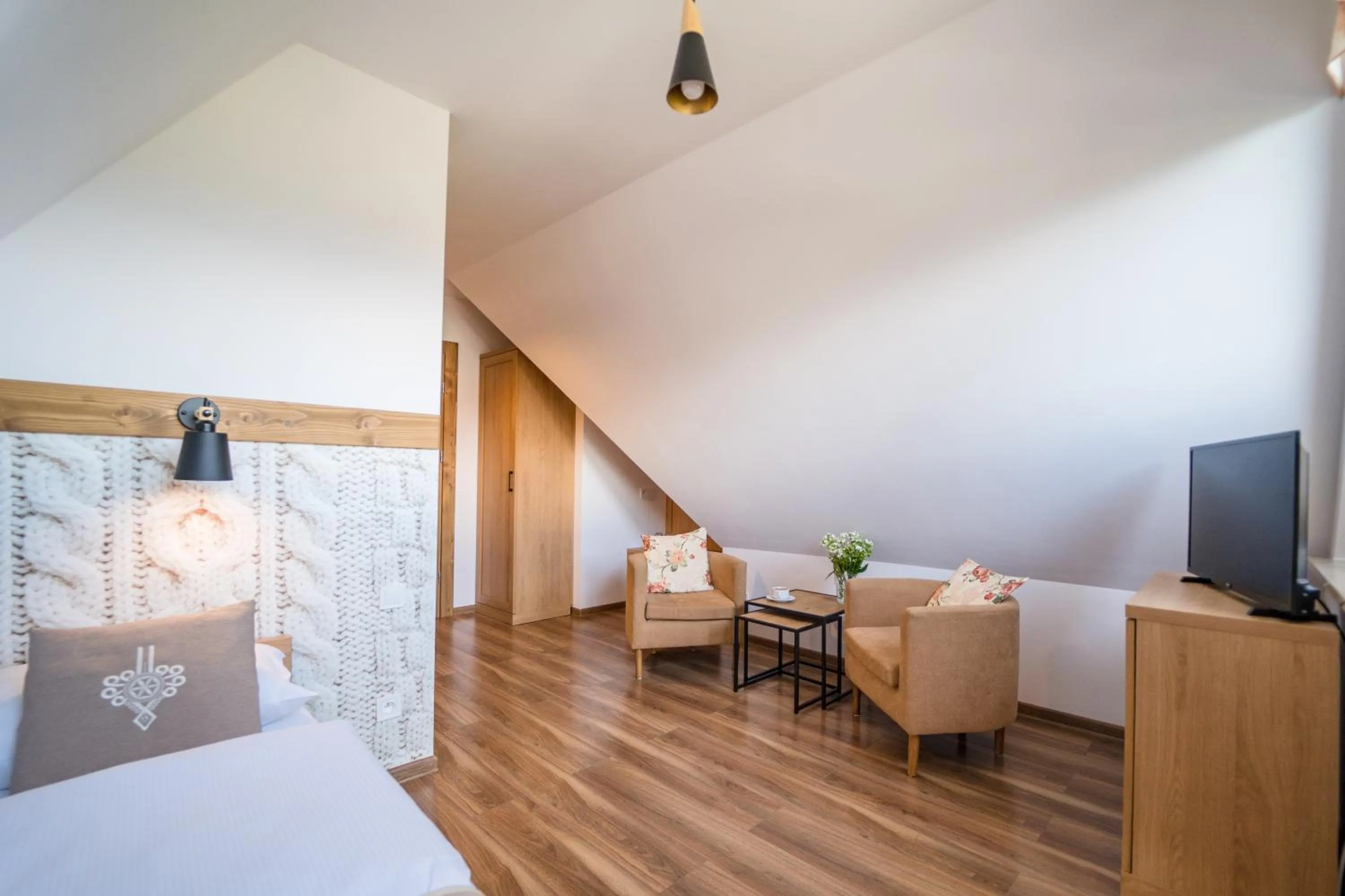 Photo of the whole room, Bed in Miodowy Dworek