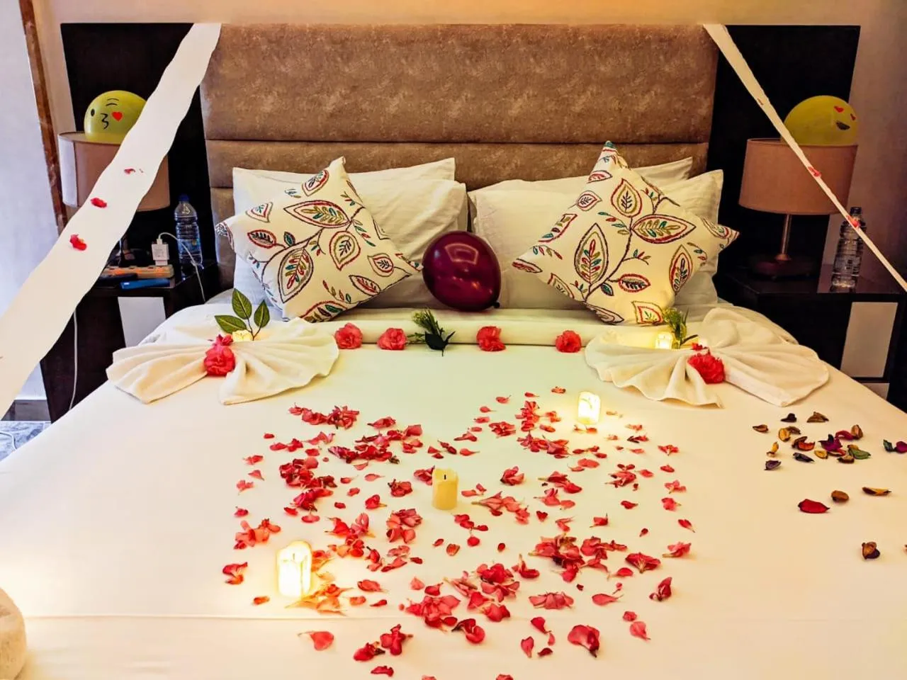 Bed in Jewel Matrouh Hotel