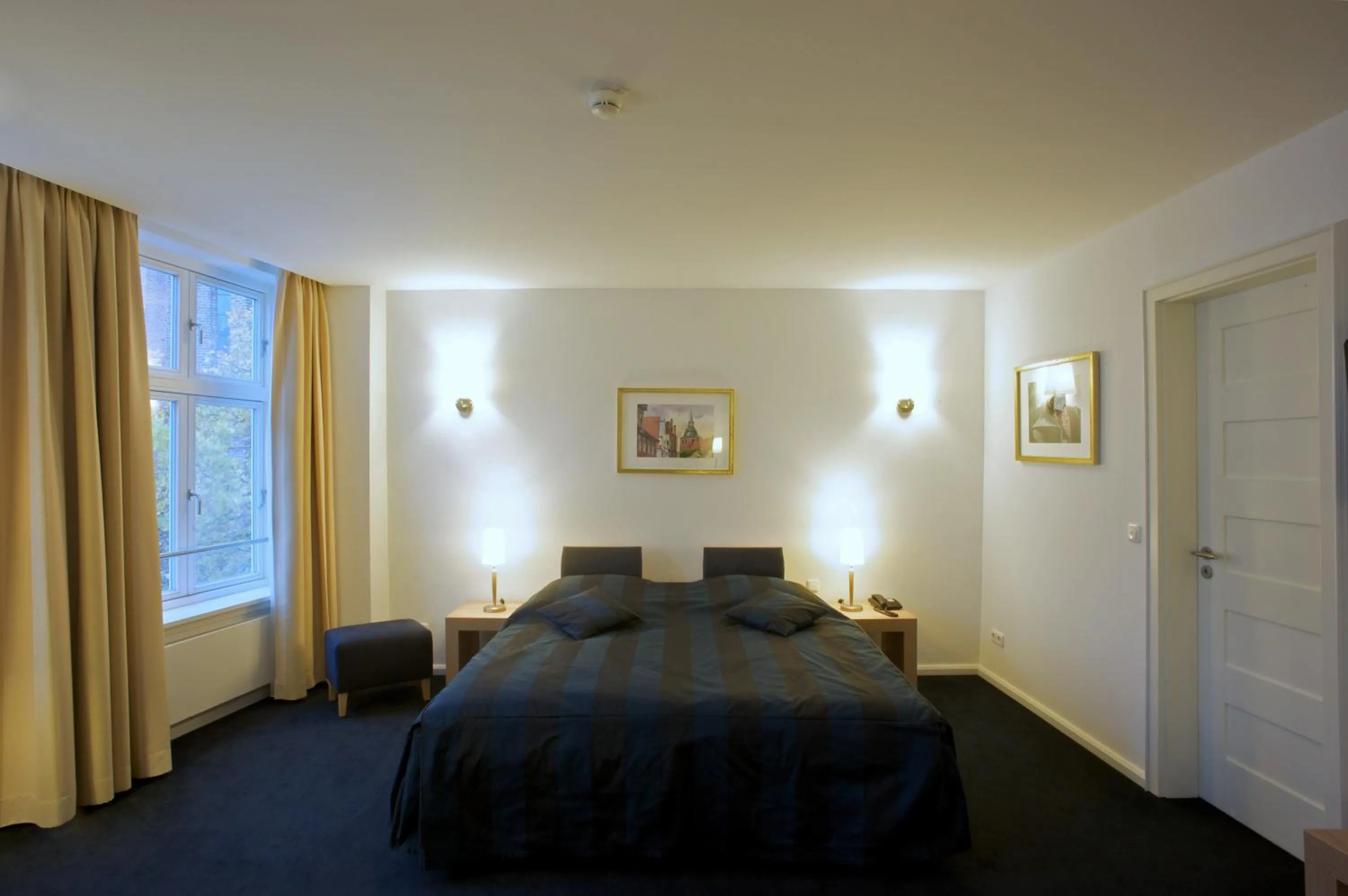 Bed in Hotel Bremer Hof