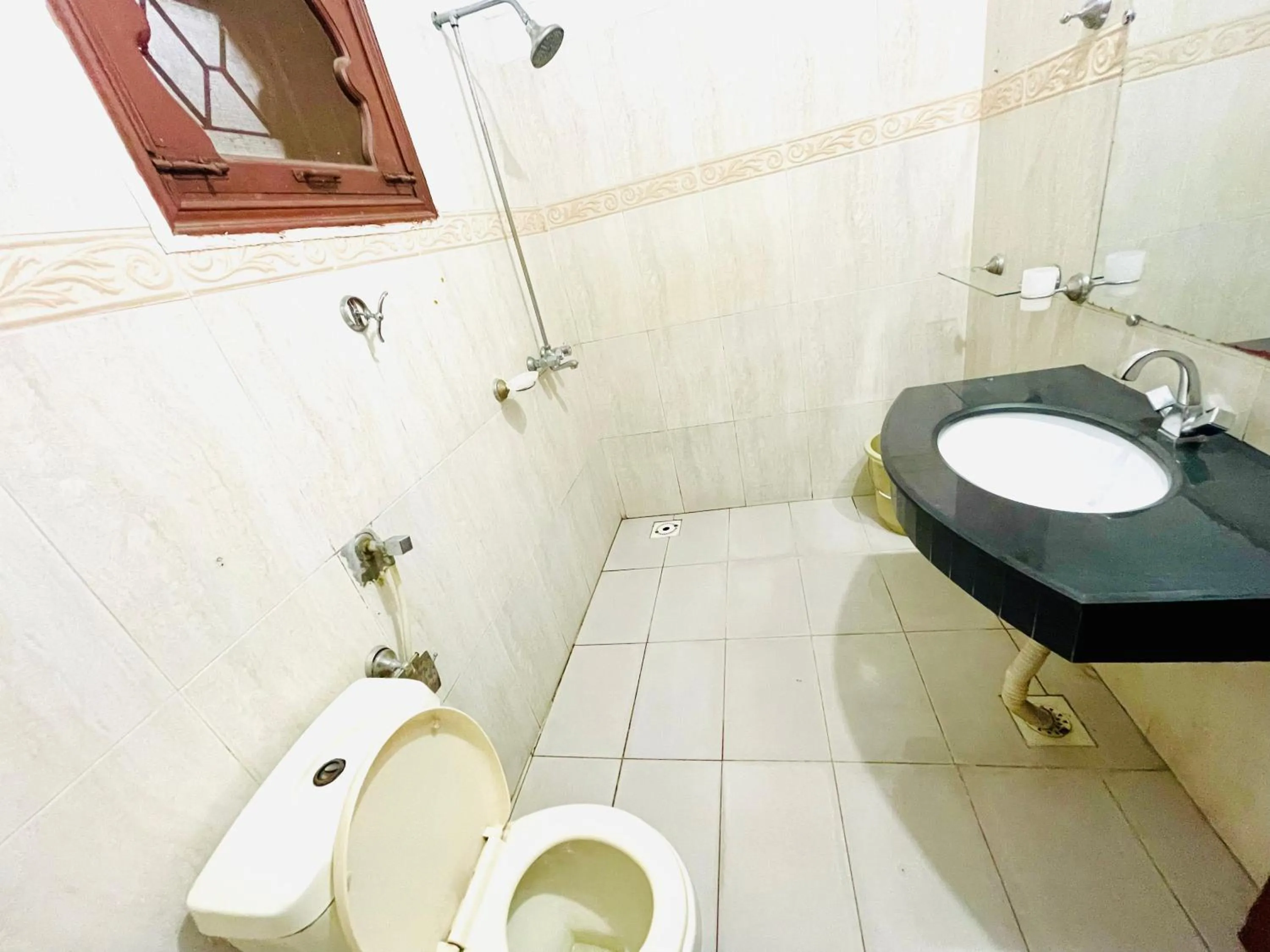 Toilet in Hotel Serena Palace