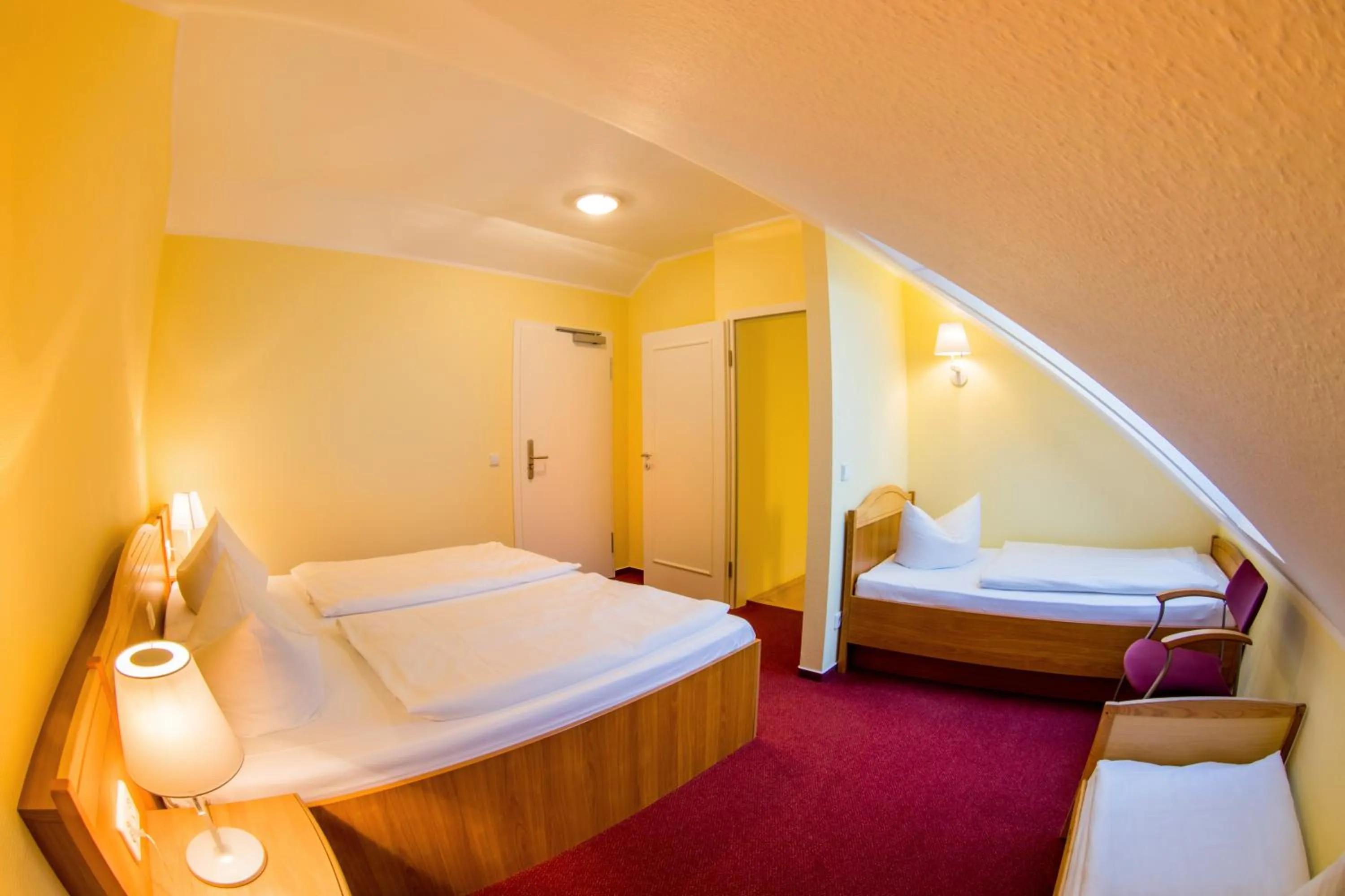 Bedroom, Bed in Hubertusbaude