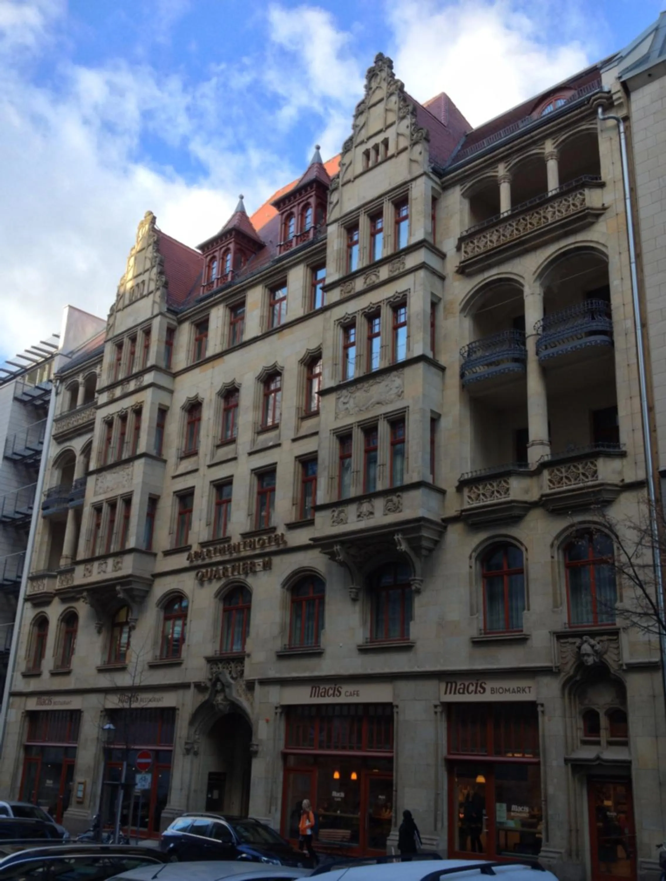 Property building in Apartmenthotel Quartier M