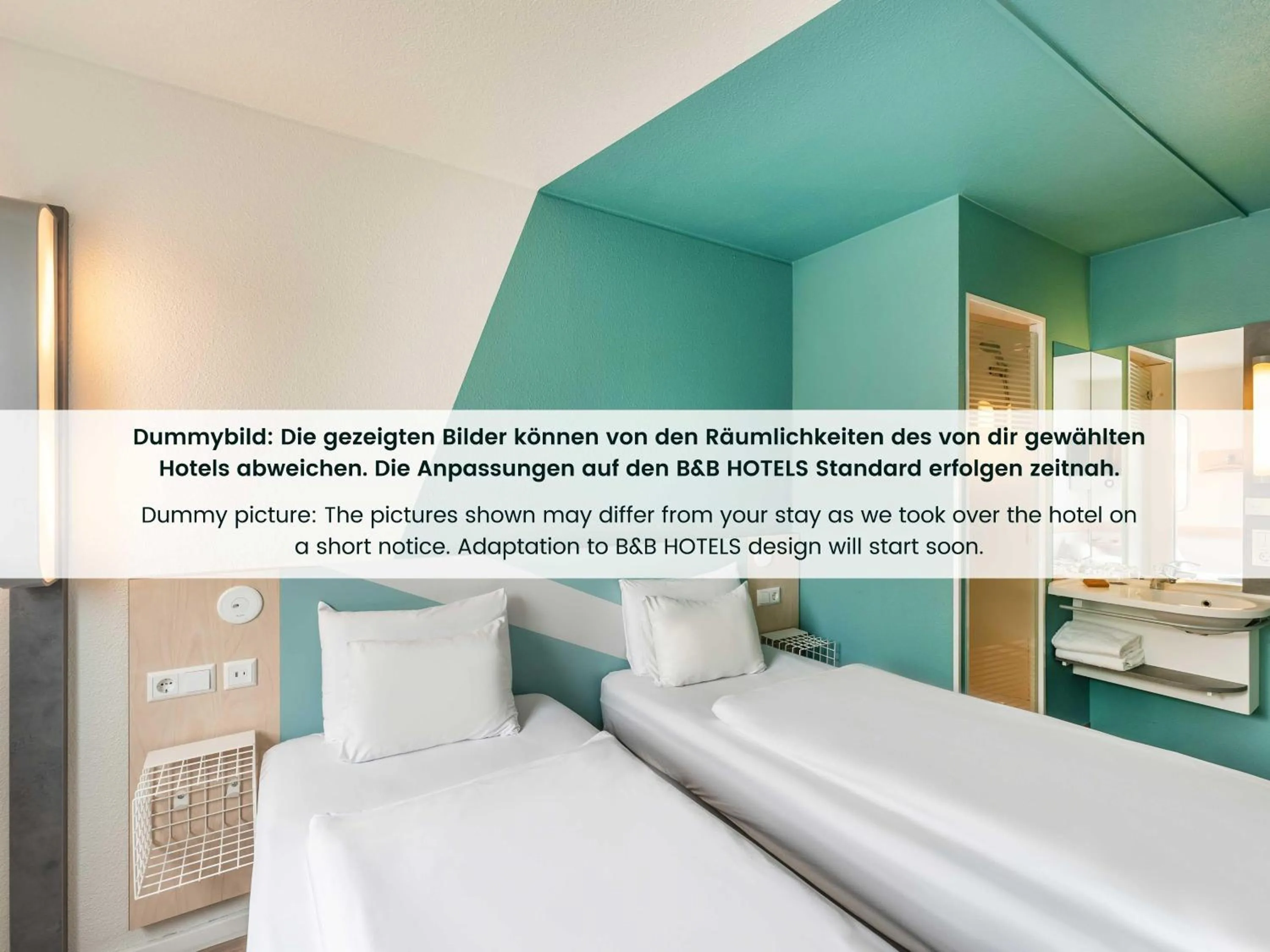 Photo of the whole room, Bed in ibis budget Leipzig Messe