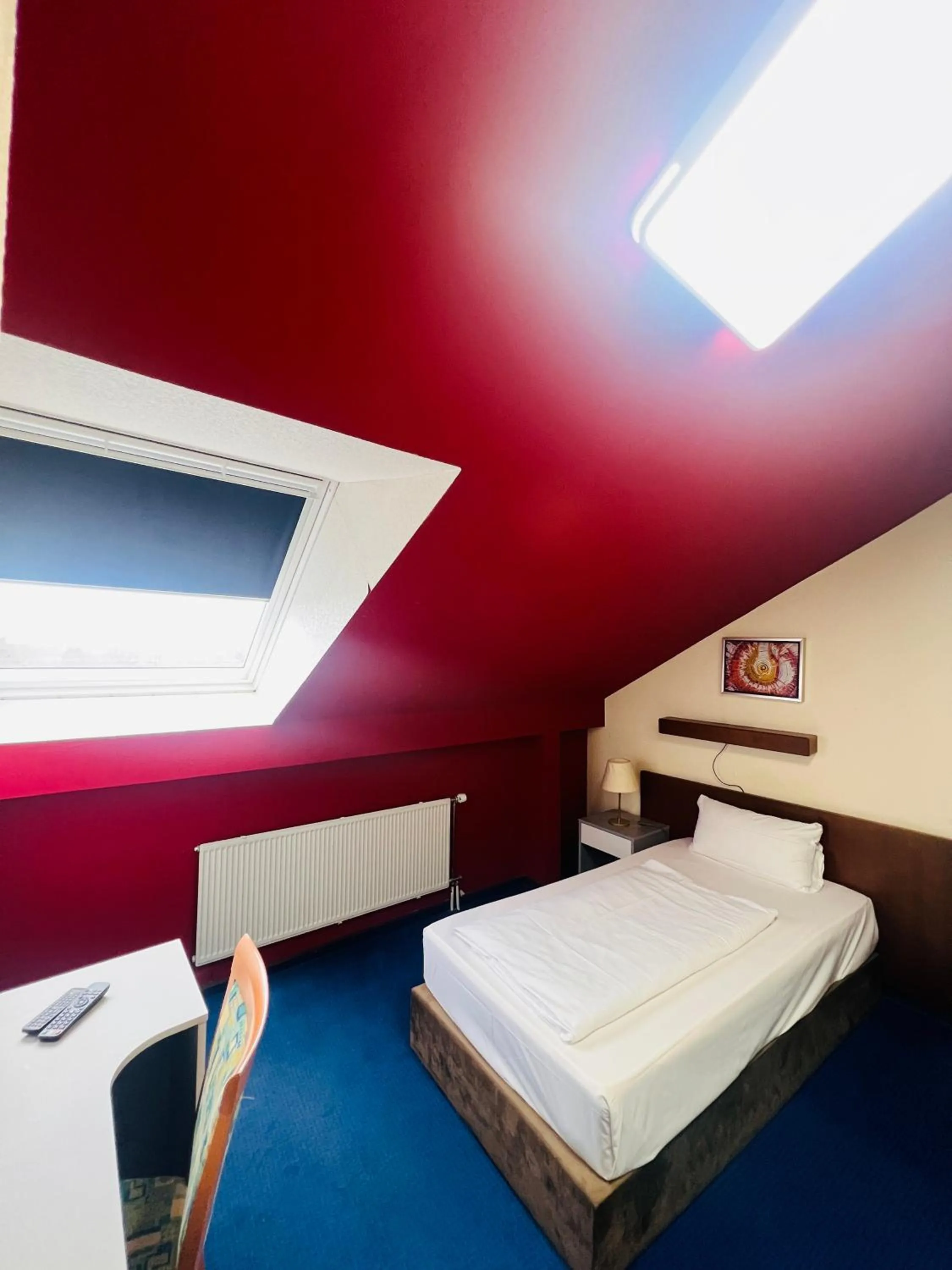 Bed in Hotel Am Flughafen