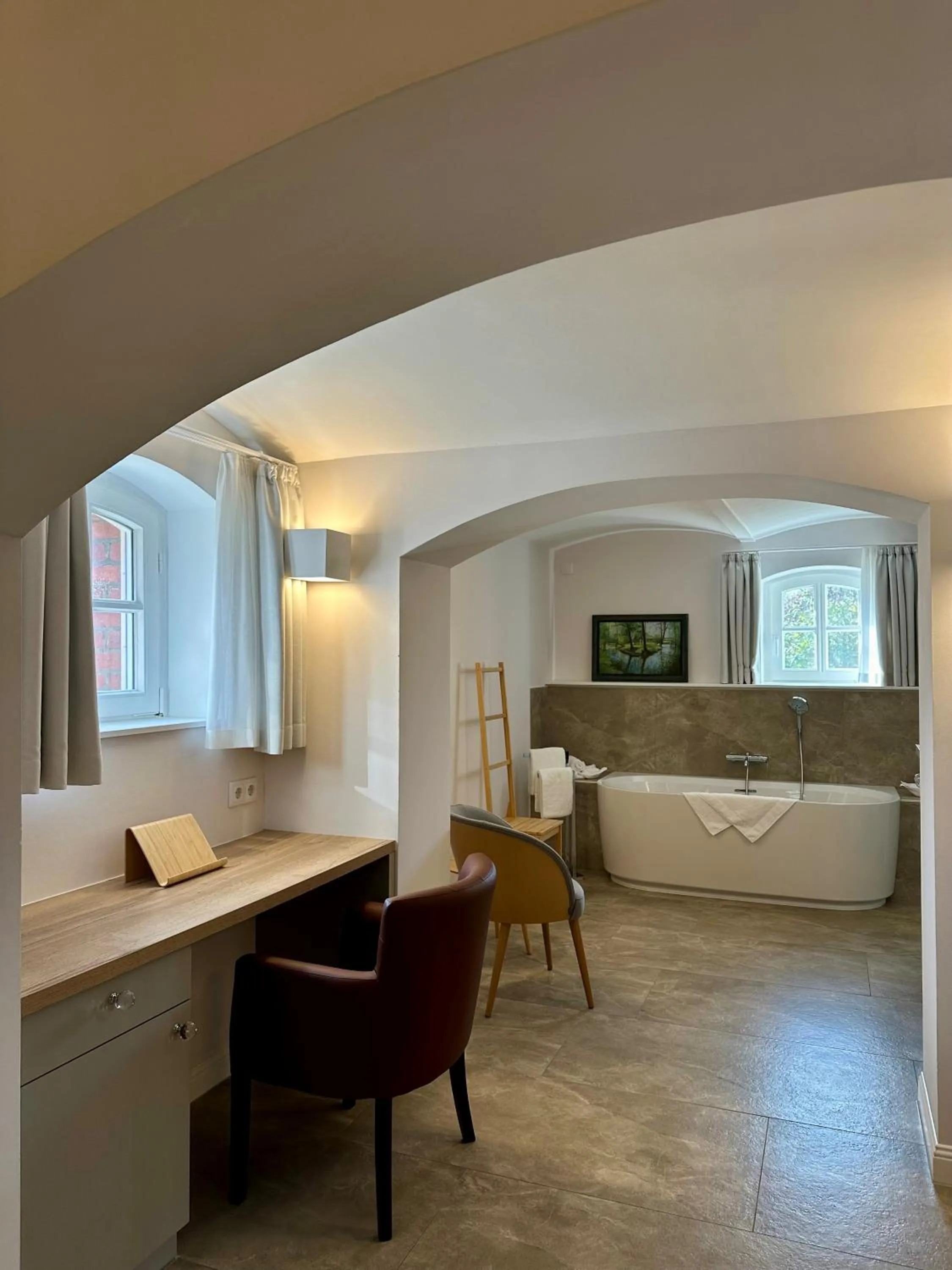 Living room, Bed in Hotelanlage Starick