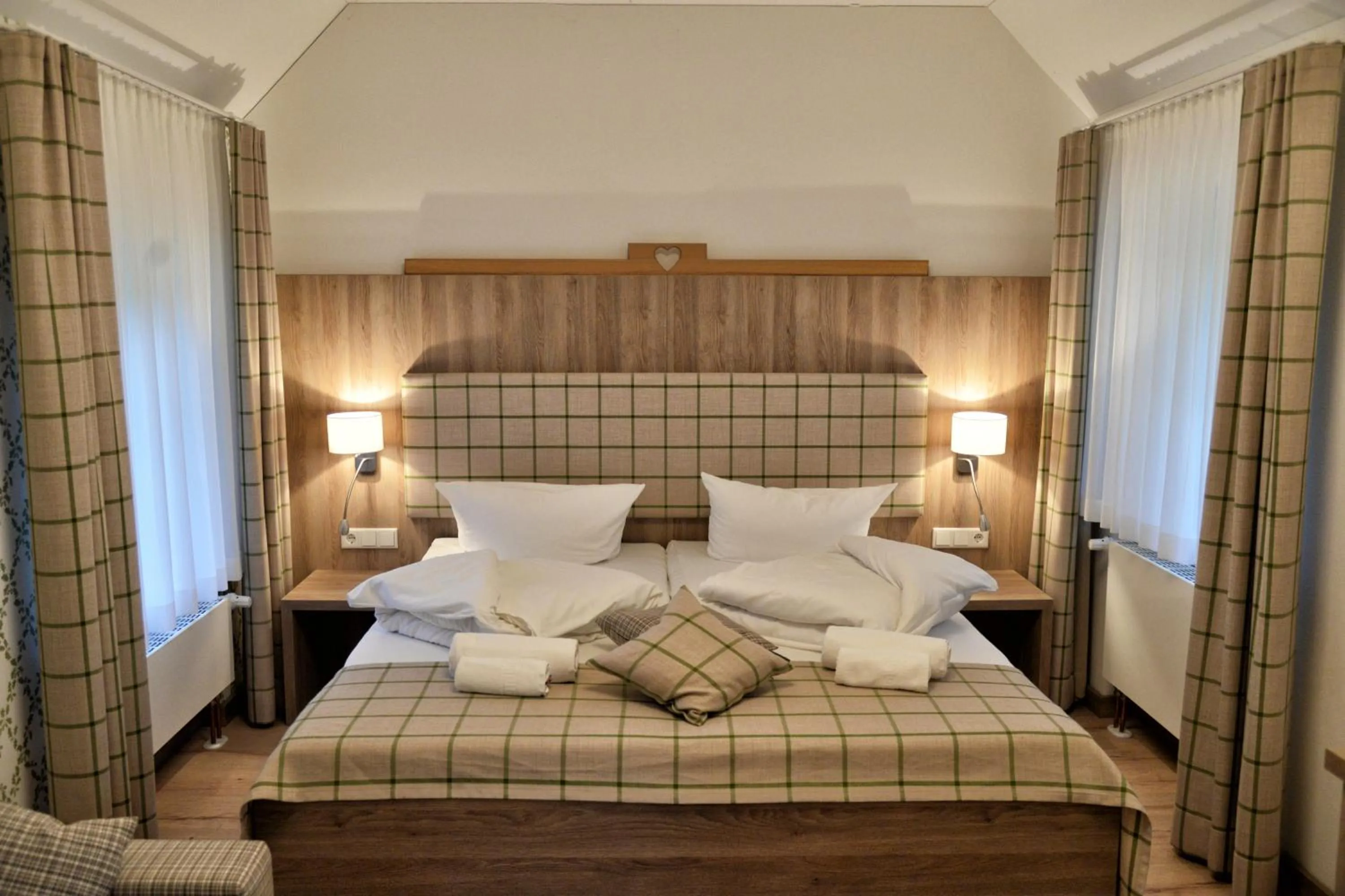 Bed in Hotelanlage Starick