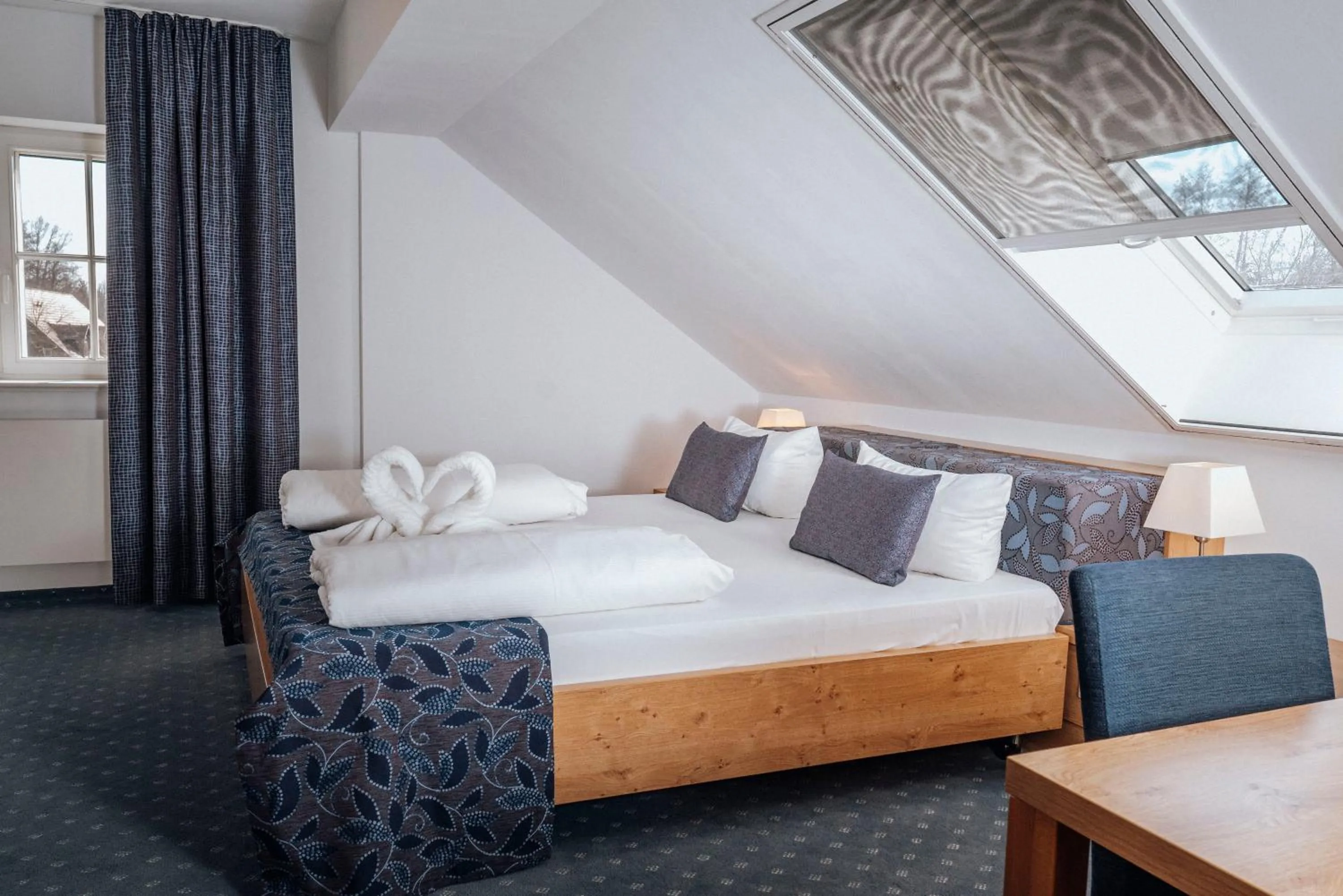 Bed in Hotelanlage Starick