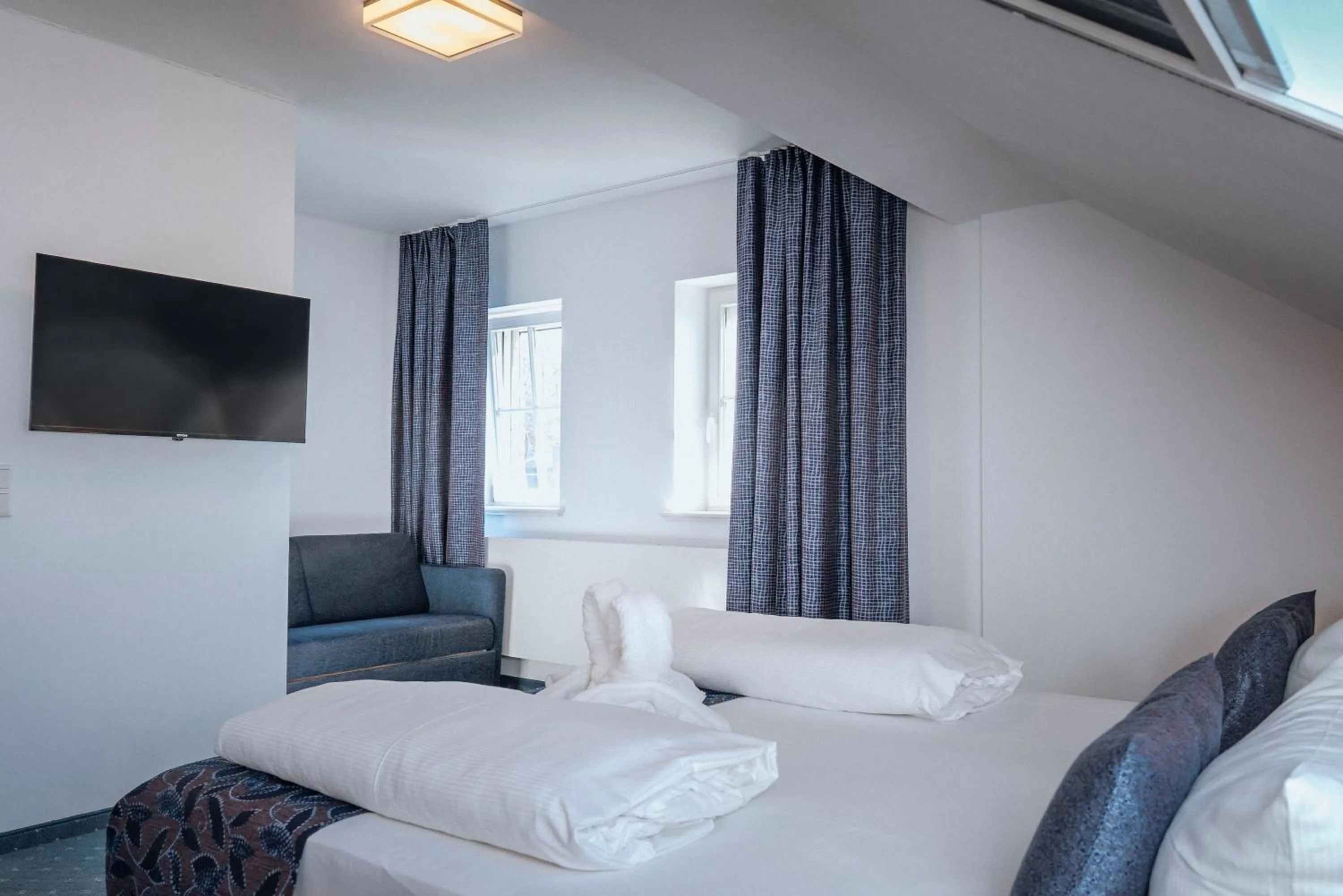 Bed in Hotelanlage Starick