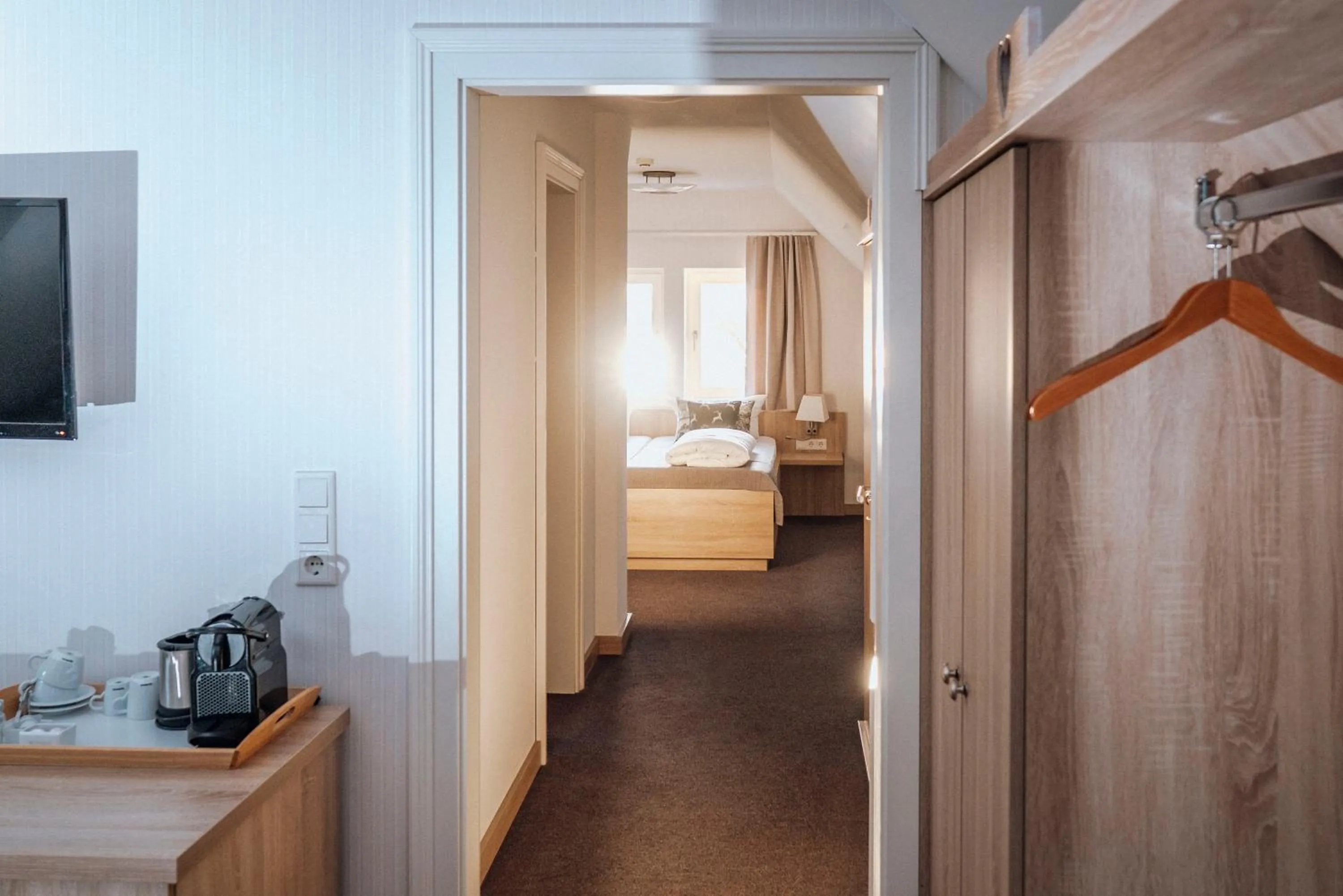 Bed in Hotelanlage Starick