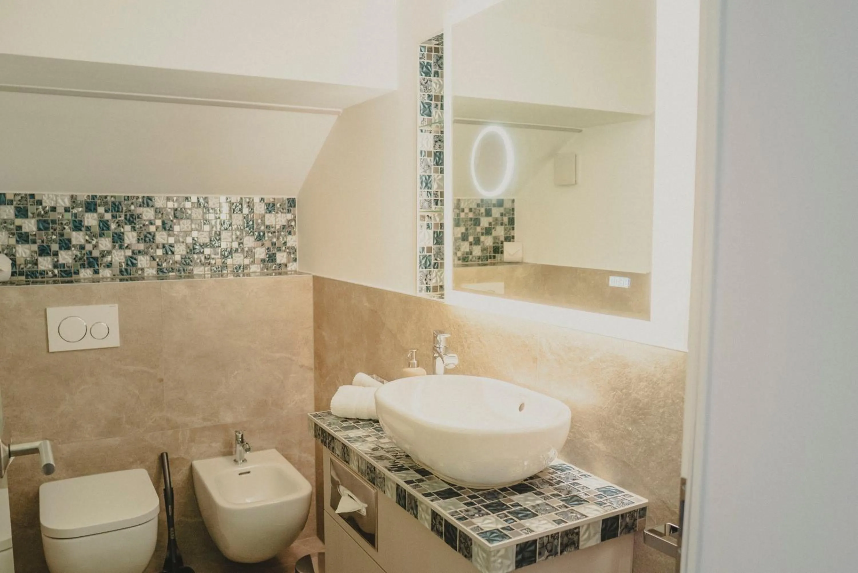 Toilet in Hotelanlage Starick