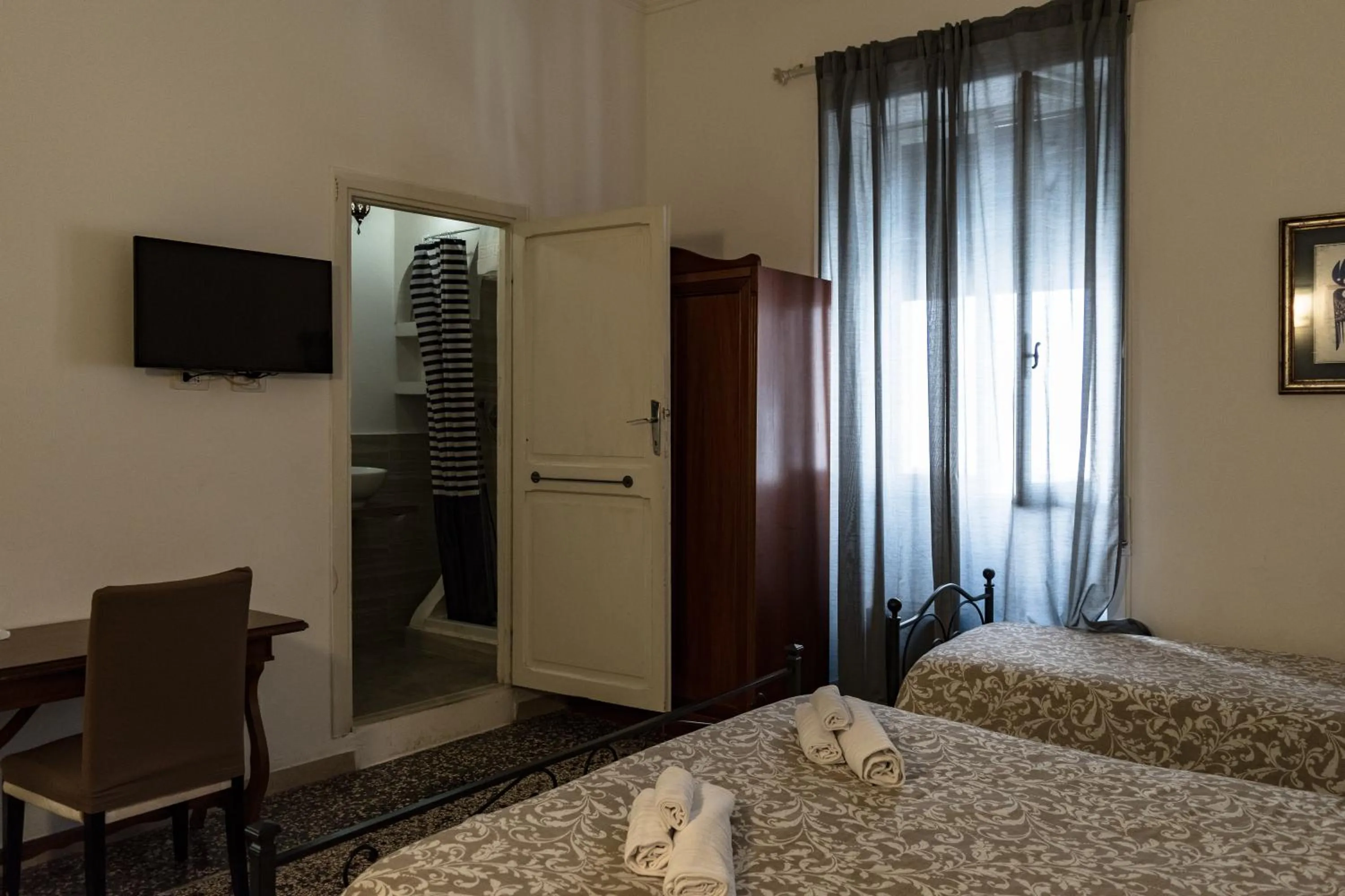 Bedroom, Bed in Antica Terrazza Frascati