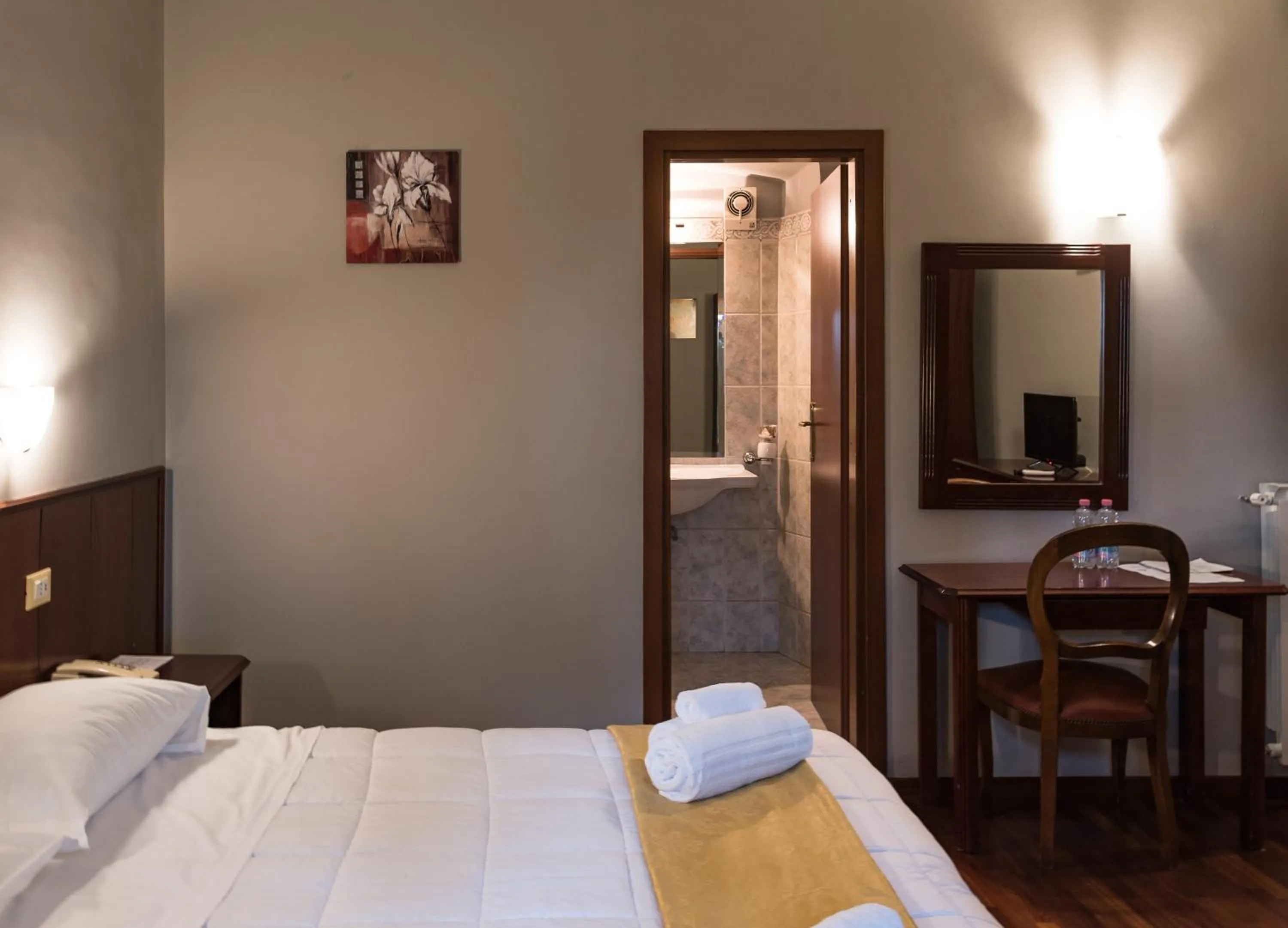 Bed in Antica Terrazza Frascati