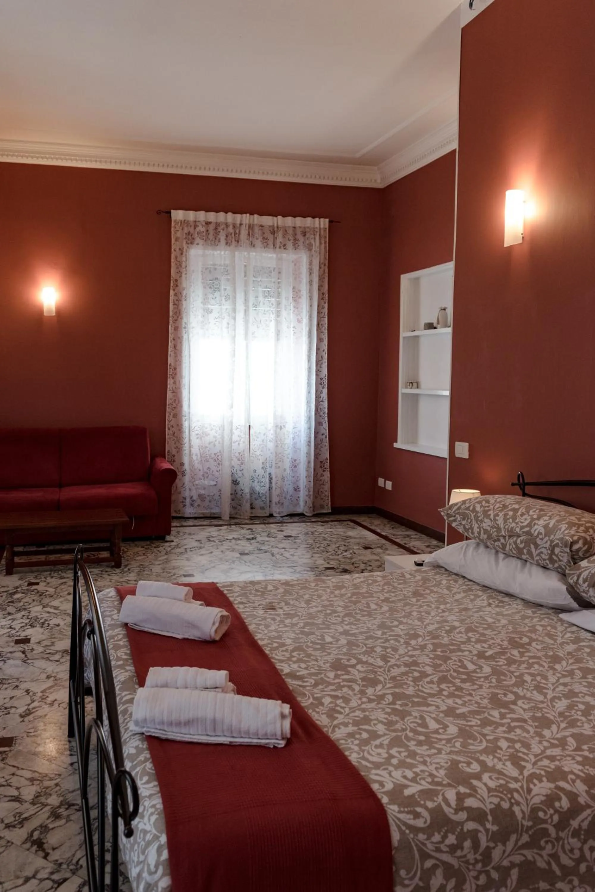 Bedroom, Bed in Antica Terrazza Frascati