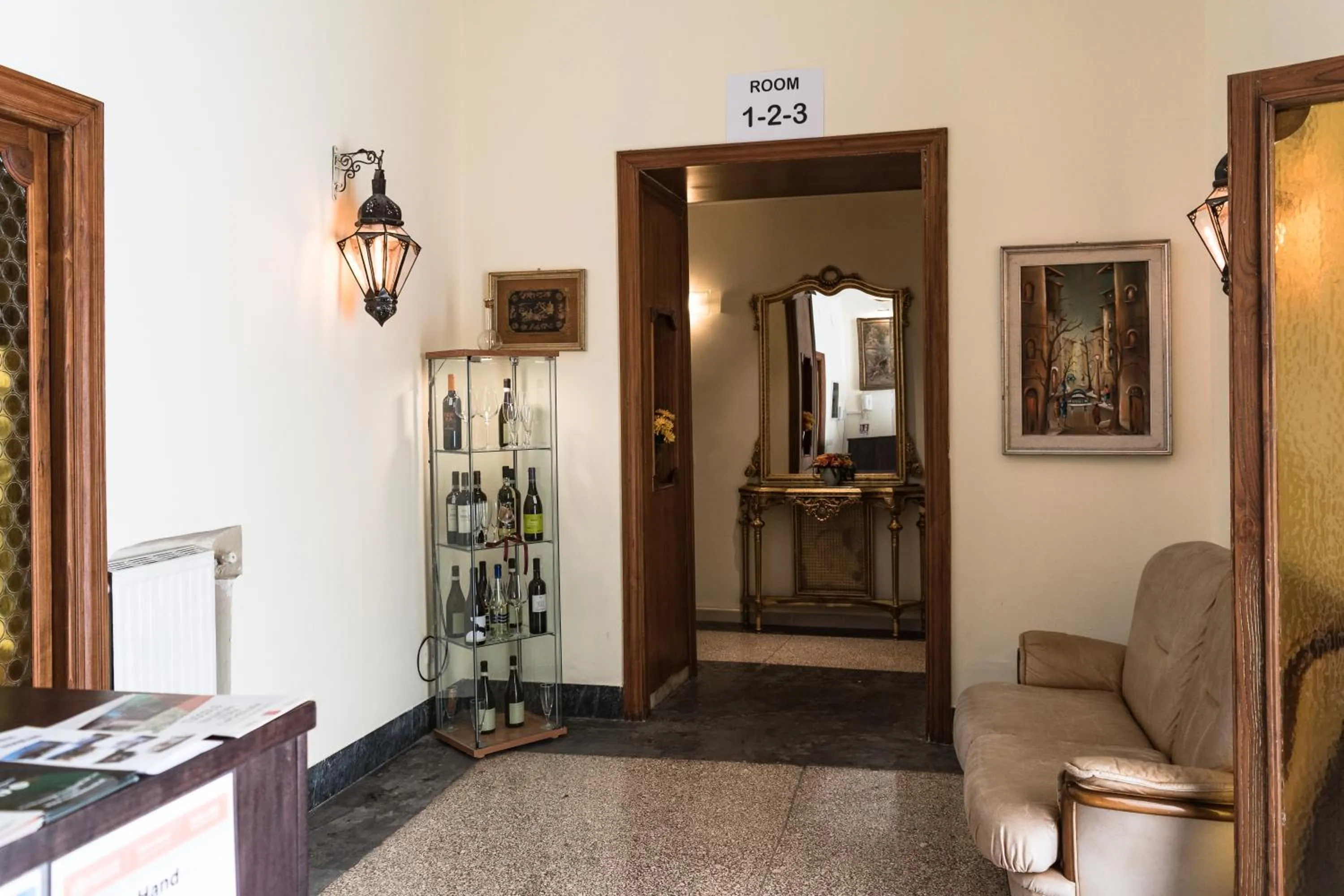 Lobby or reception in Antica Terrazza Frascati