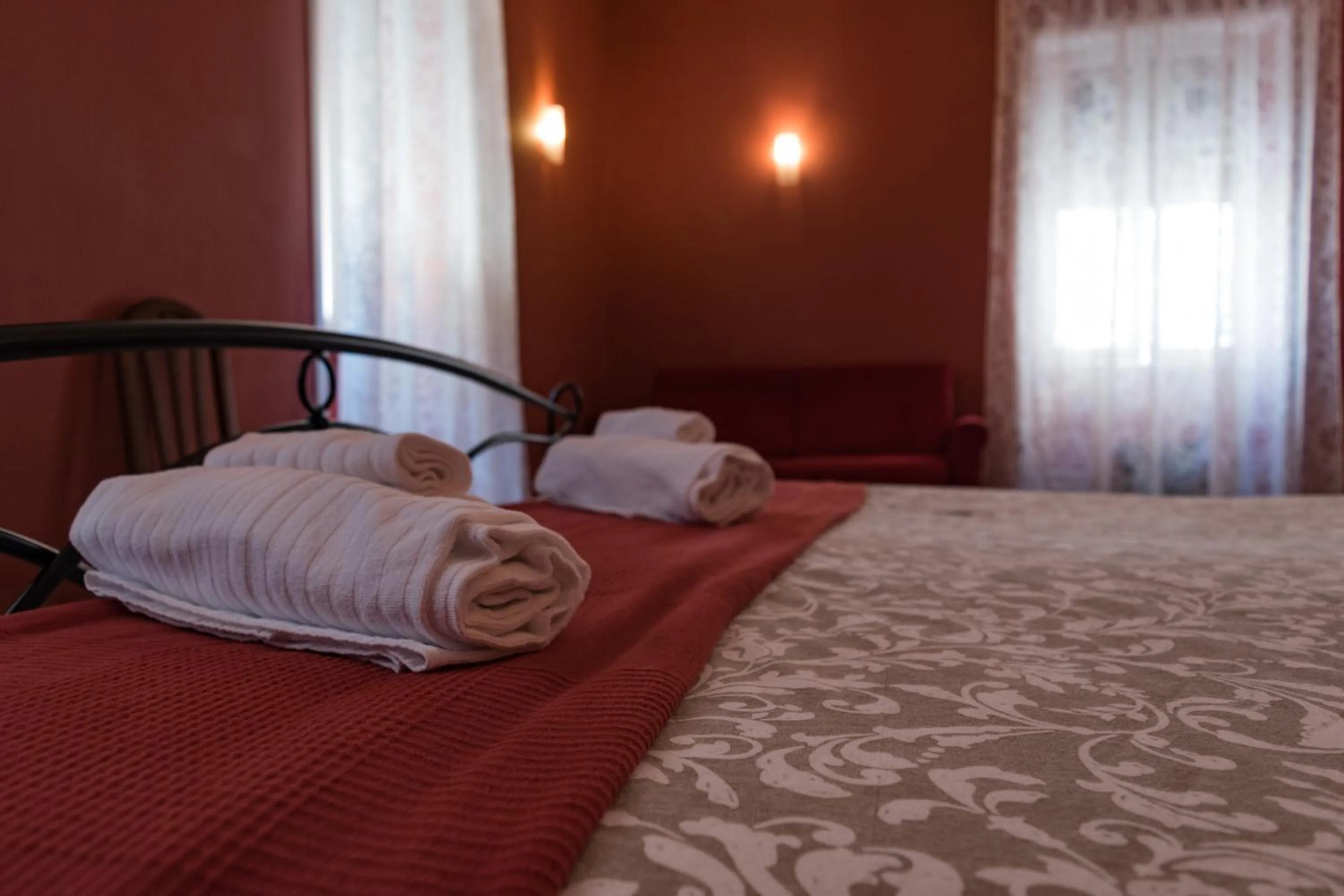 Bedroom, Bed in Antica Terrazza Frascati