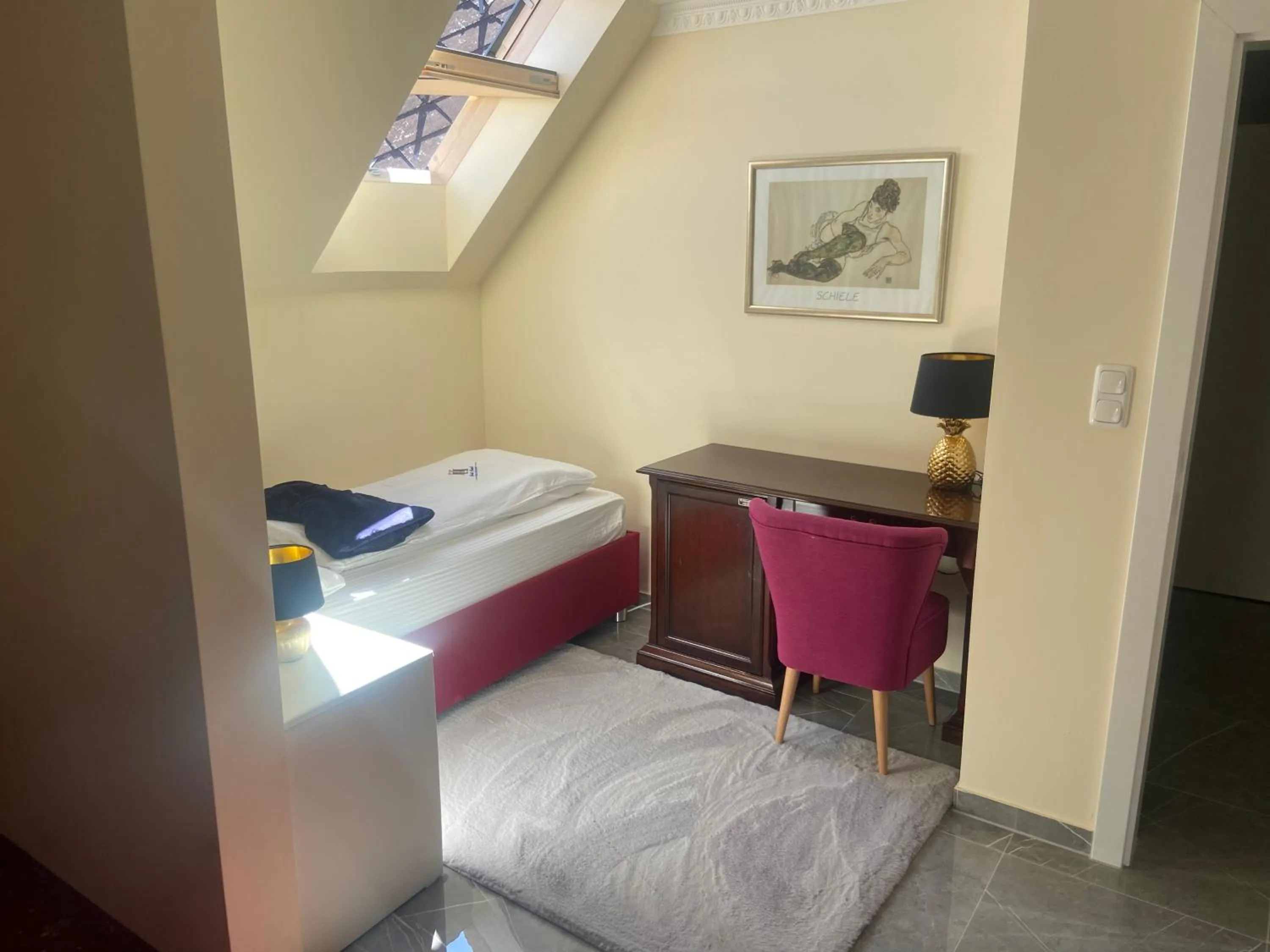 Bed in Hotel Restaurant Hesch