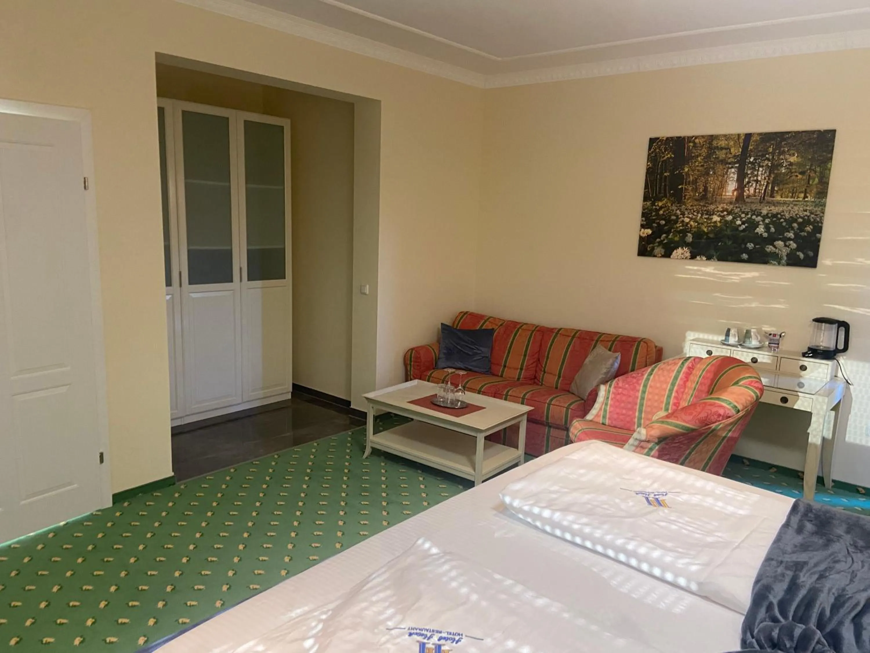 Bed in Hotel Restaurant Hesch