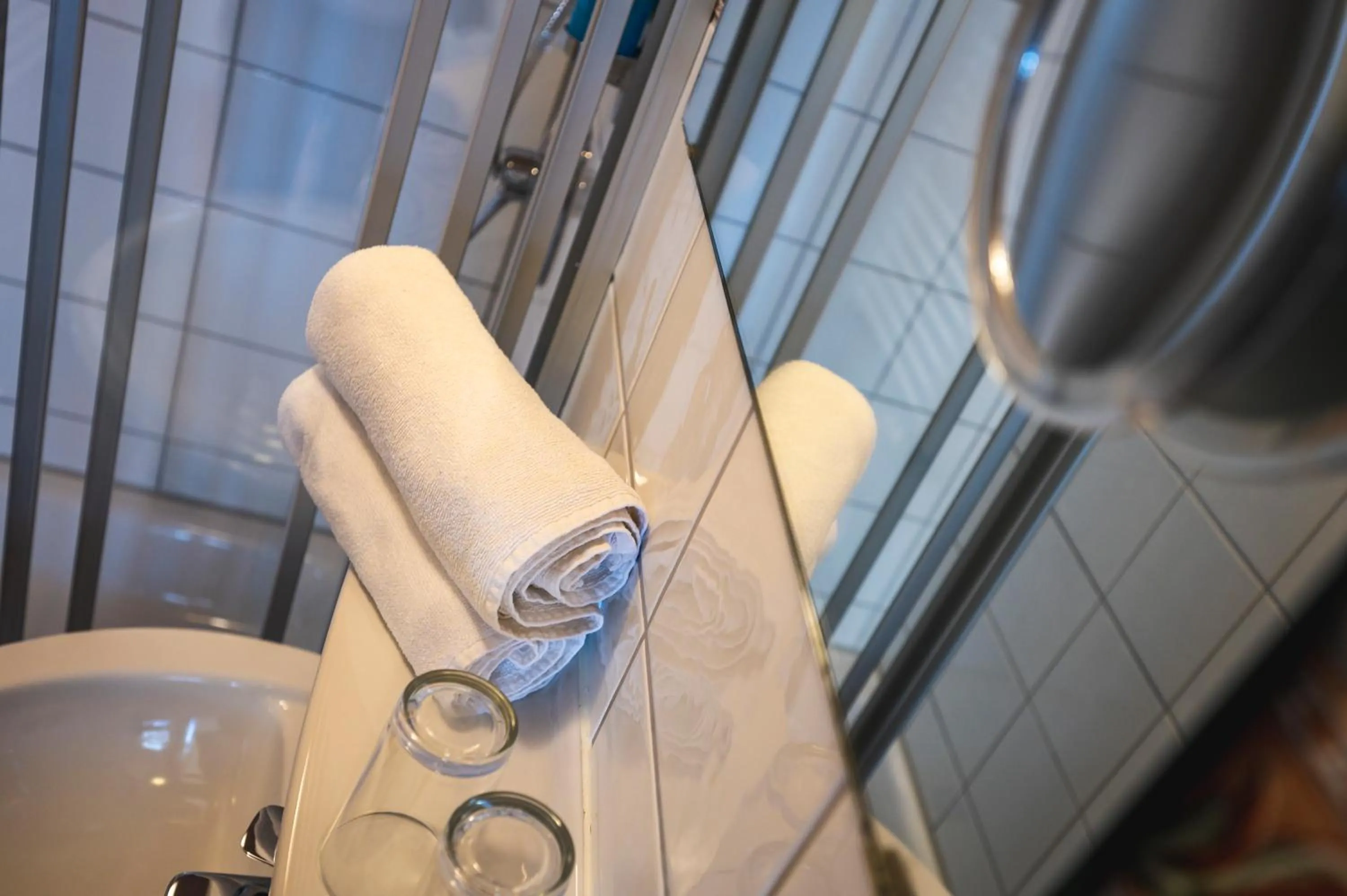 Bathroom in Hotel und Apartements im Forellenbach