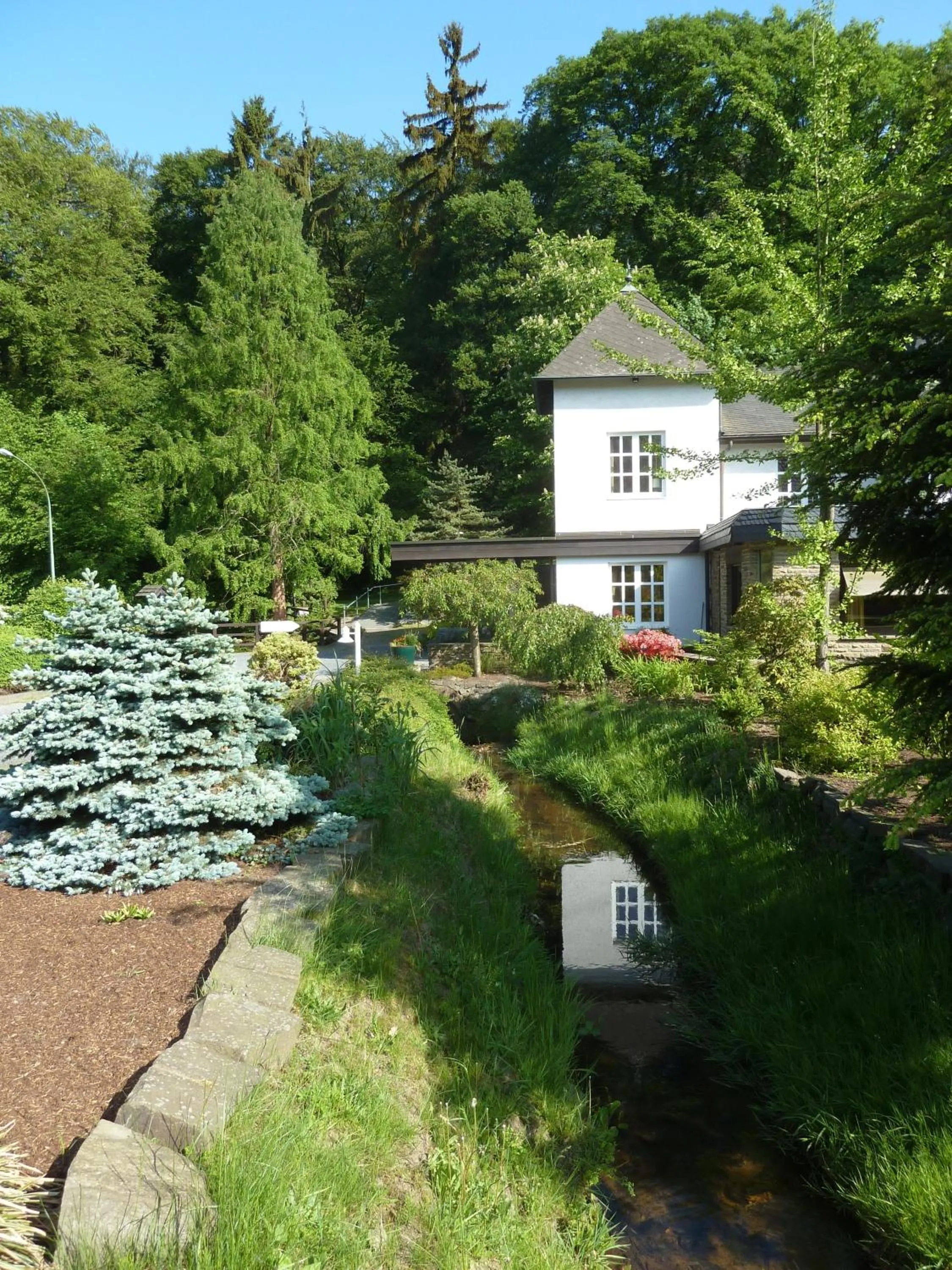 Property building in Romantik Waldhotel Mangold