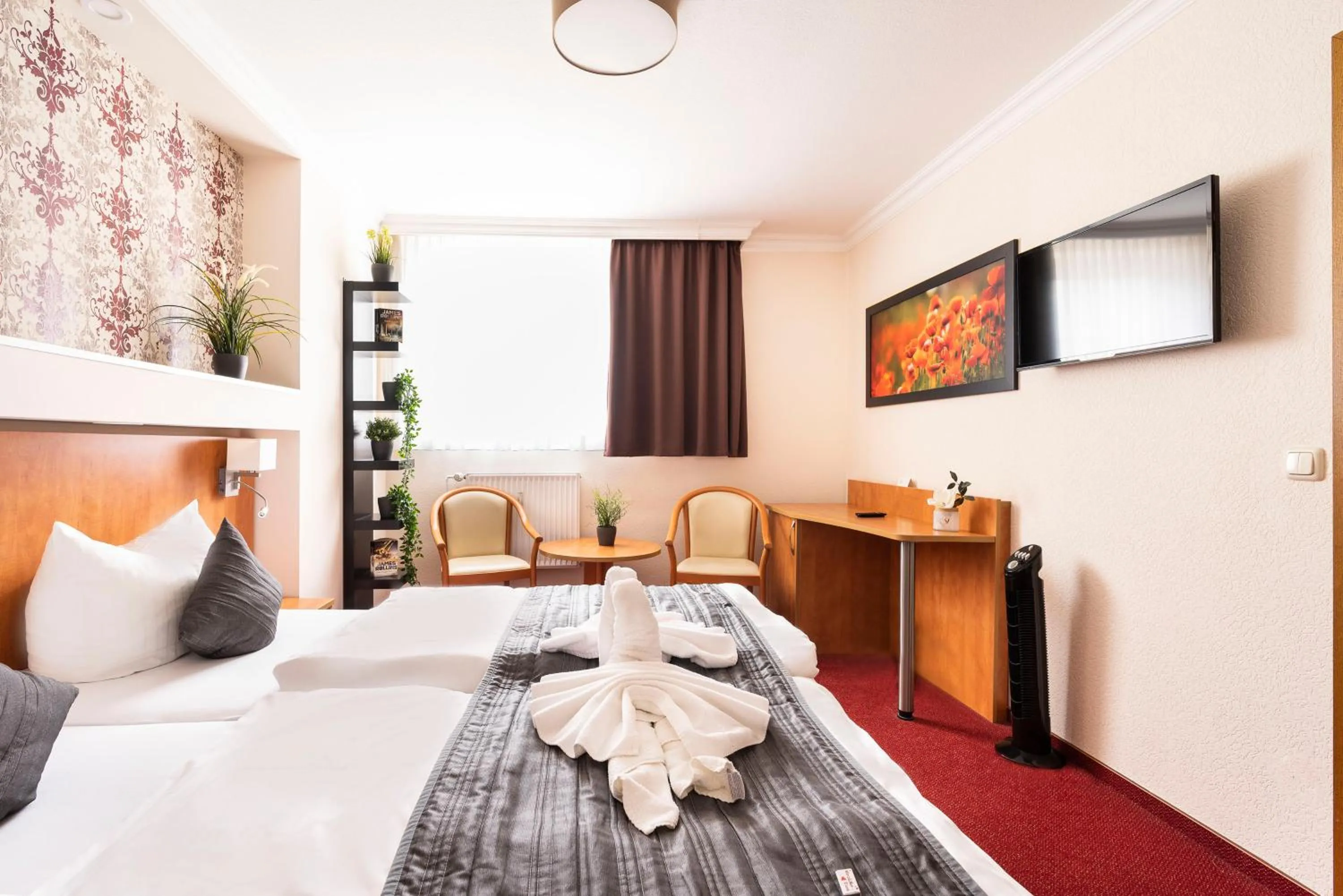 Bed in Cityhotel Bernburg