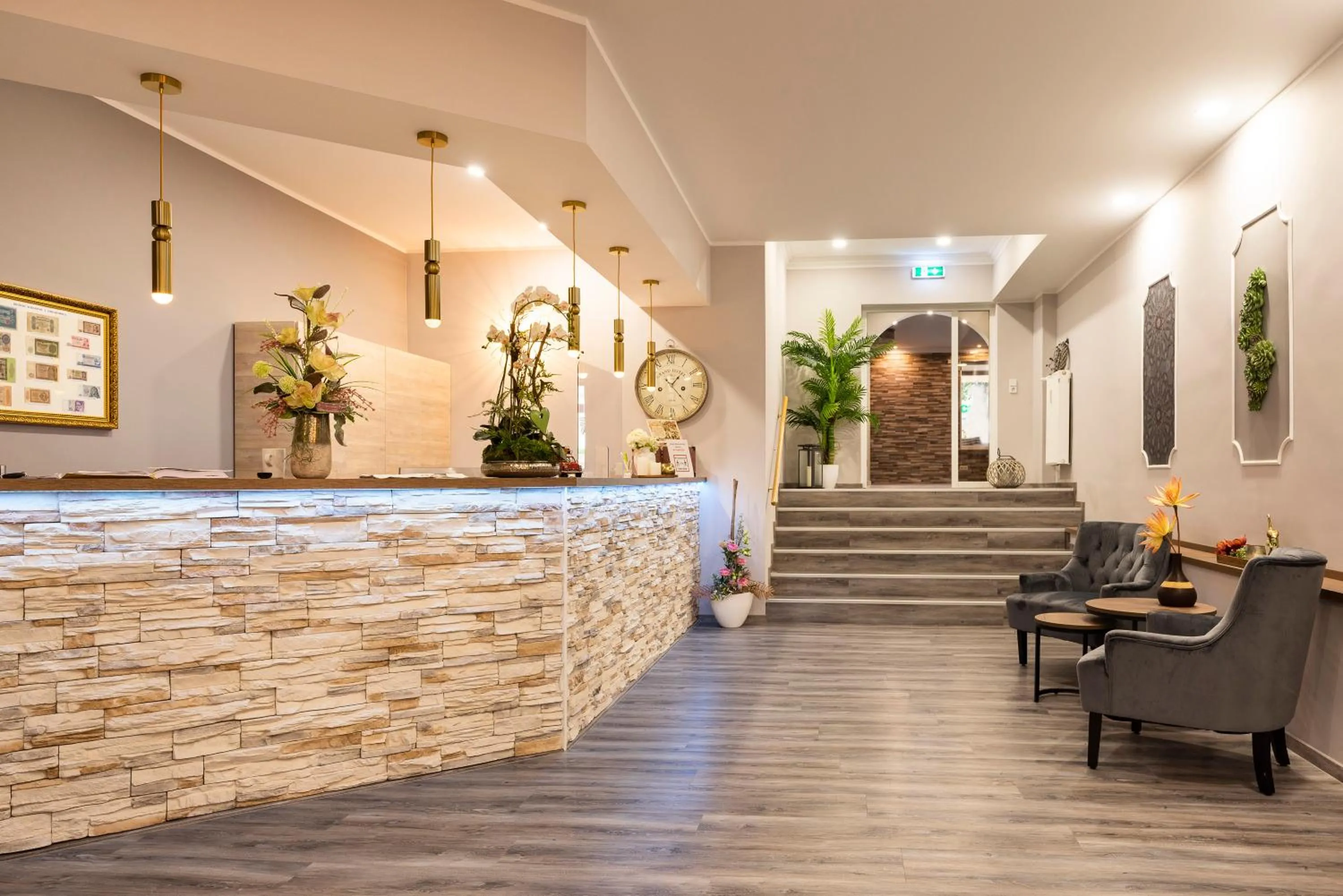 Lobby or reception in Cityhotel Bernburg