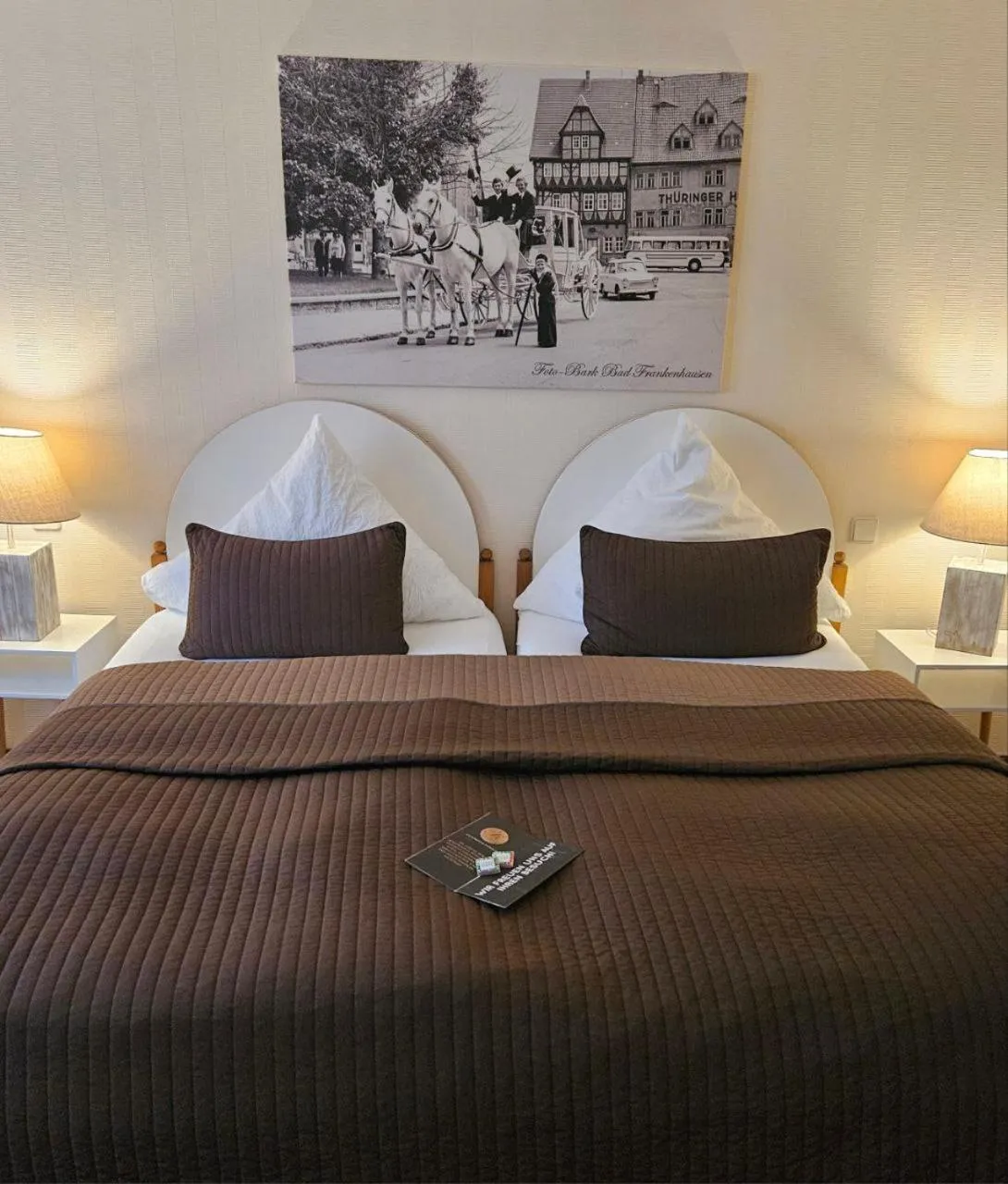 Photo of the whole room, Bed in Hotel-Restaurant Thüringer Hof