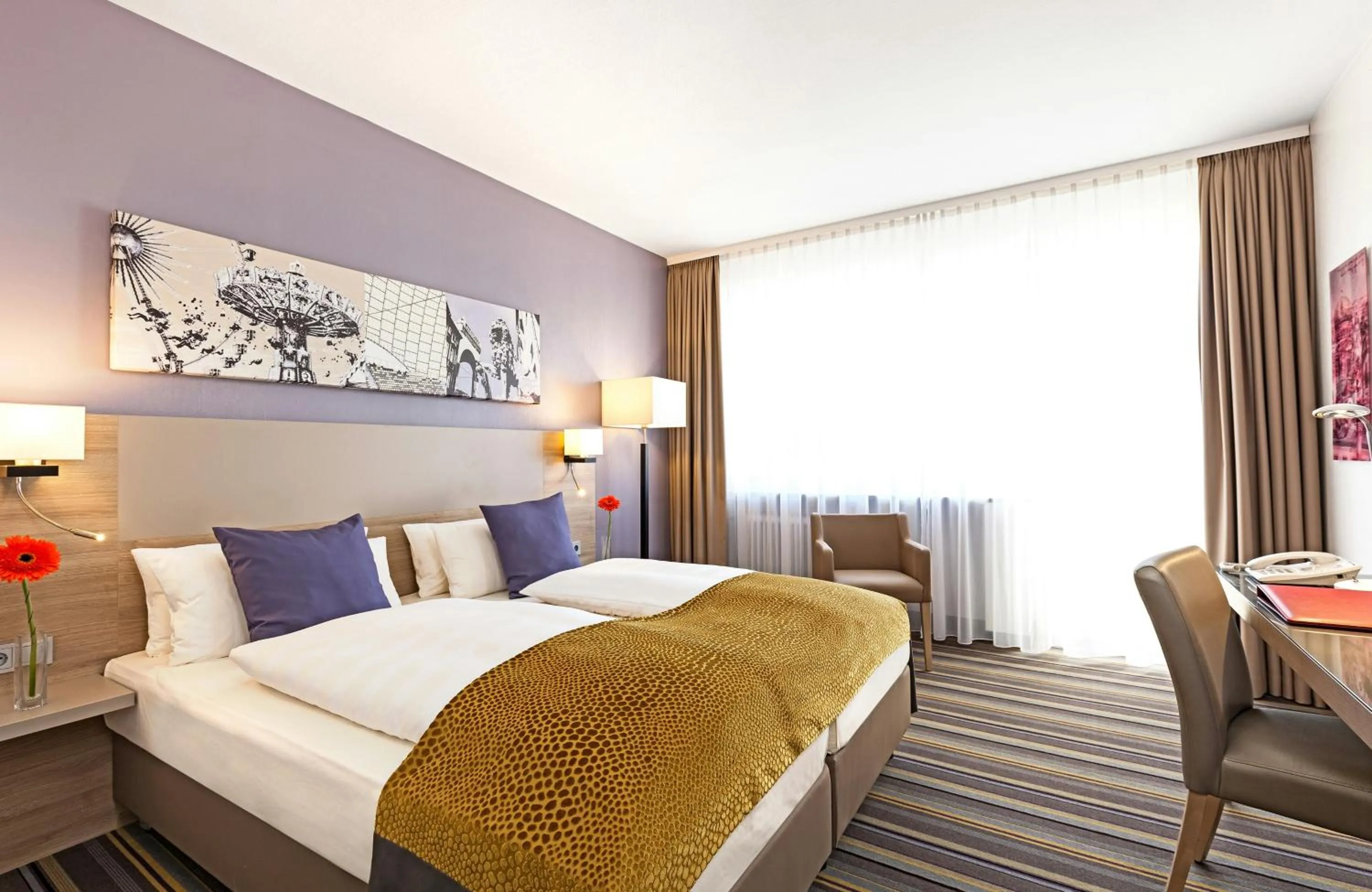 Photo of the whole room, Bed in Leonardo Hotel Munich City North