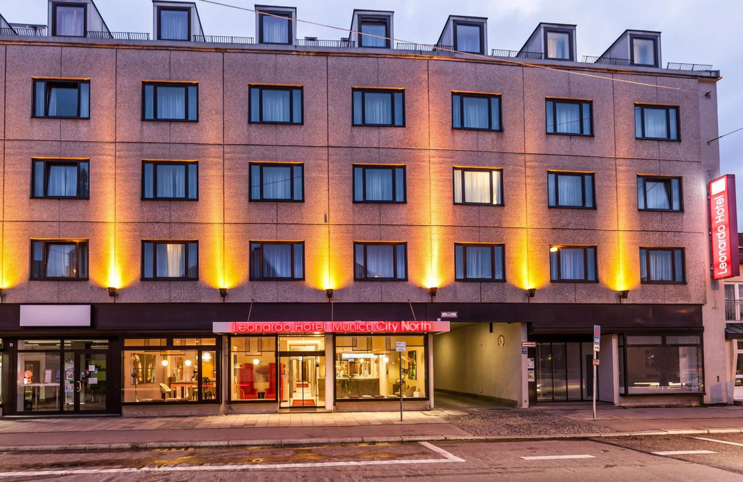 Property building in Leonardo Hotel Munich City North