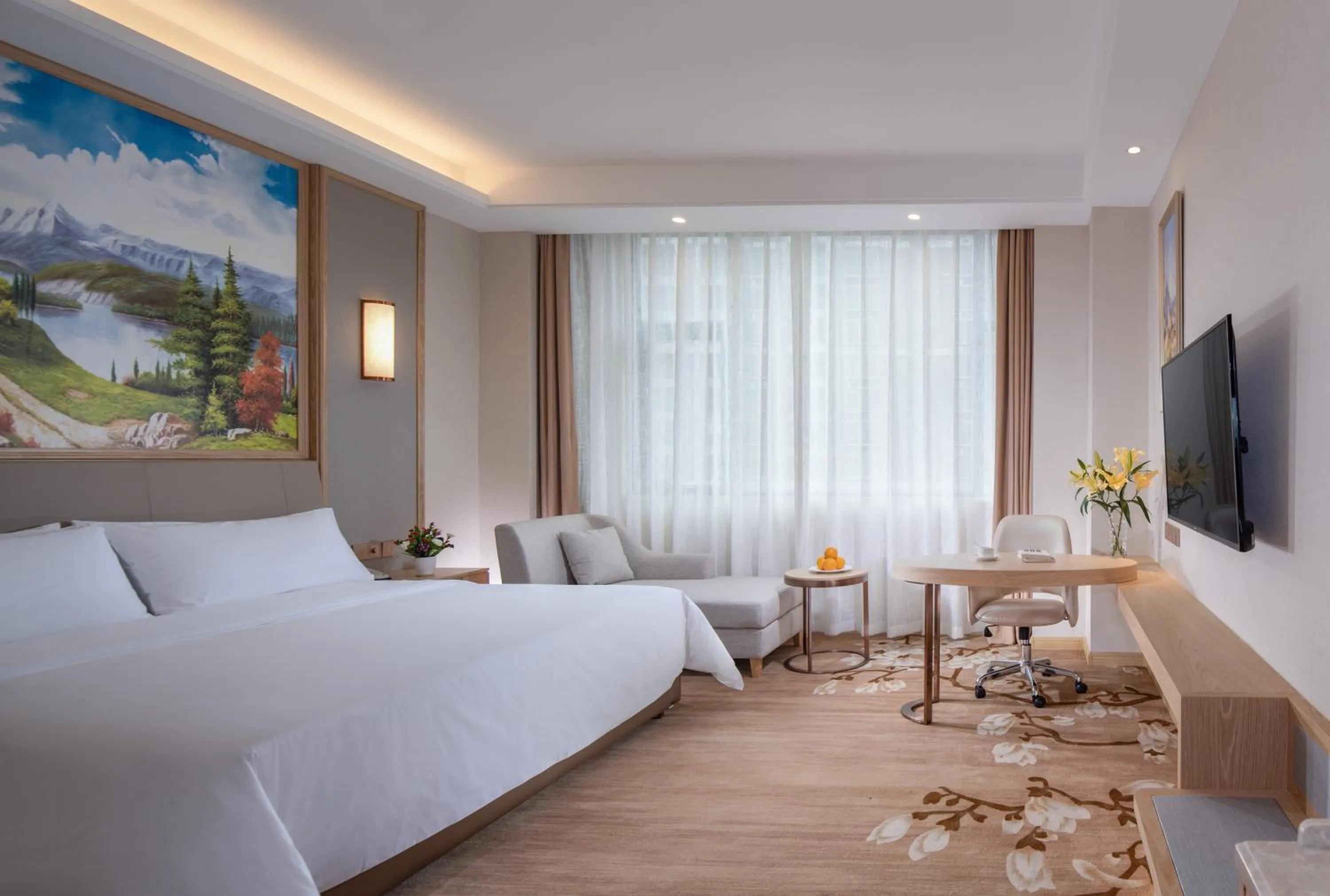 On site, Bed in Vienna International Hotel (Lianjiang Avenue Xinyuan International Plaza)