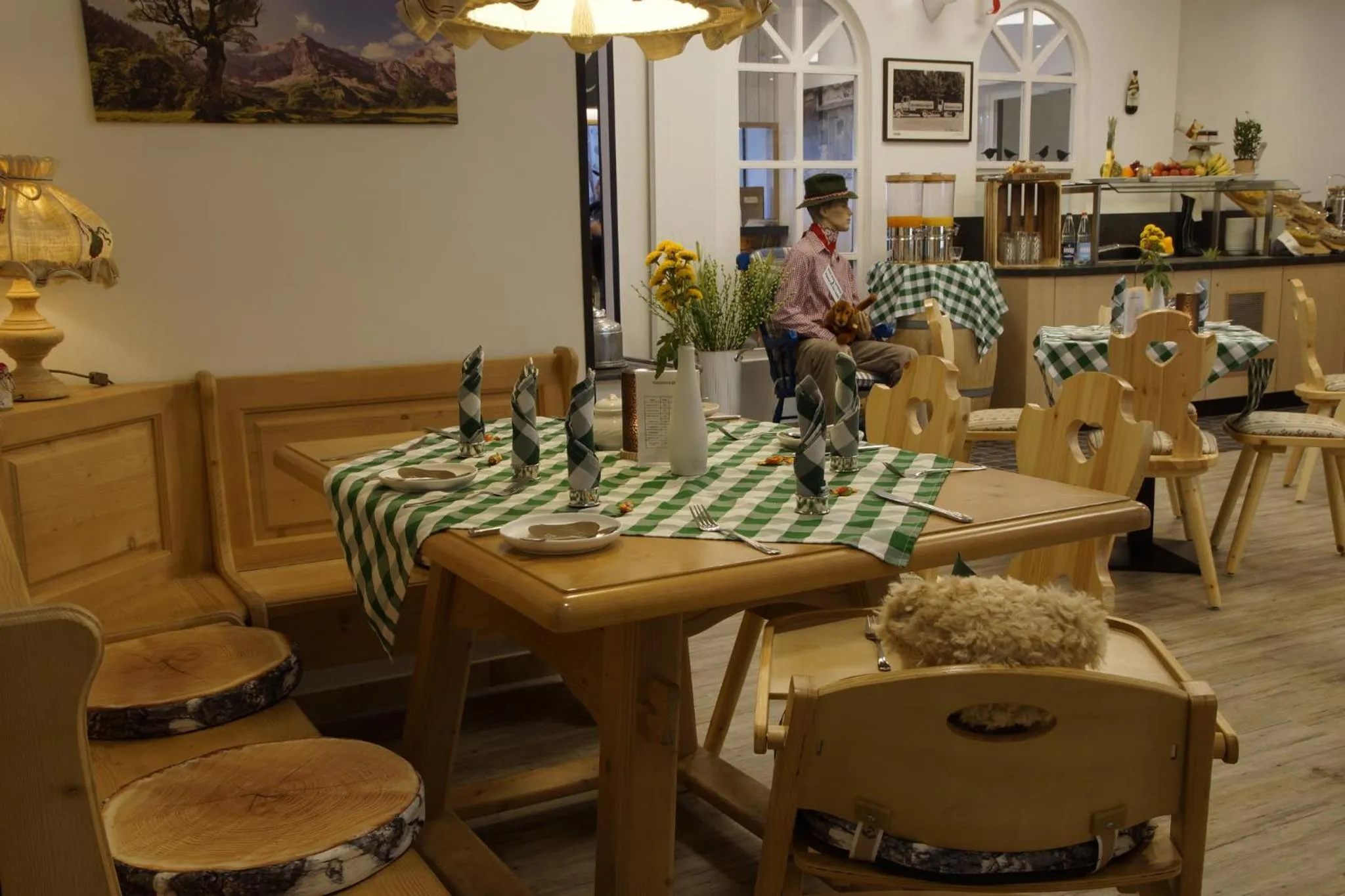 Buffet breakfast in Hotel Edel Weiss