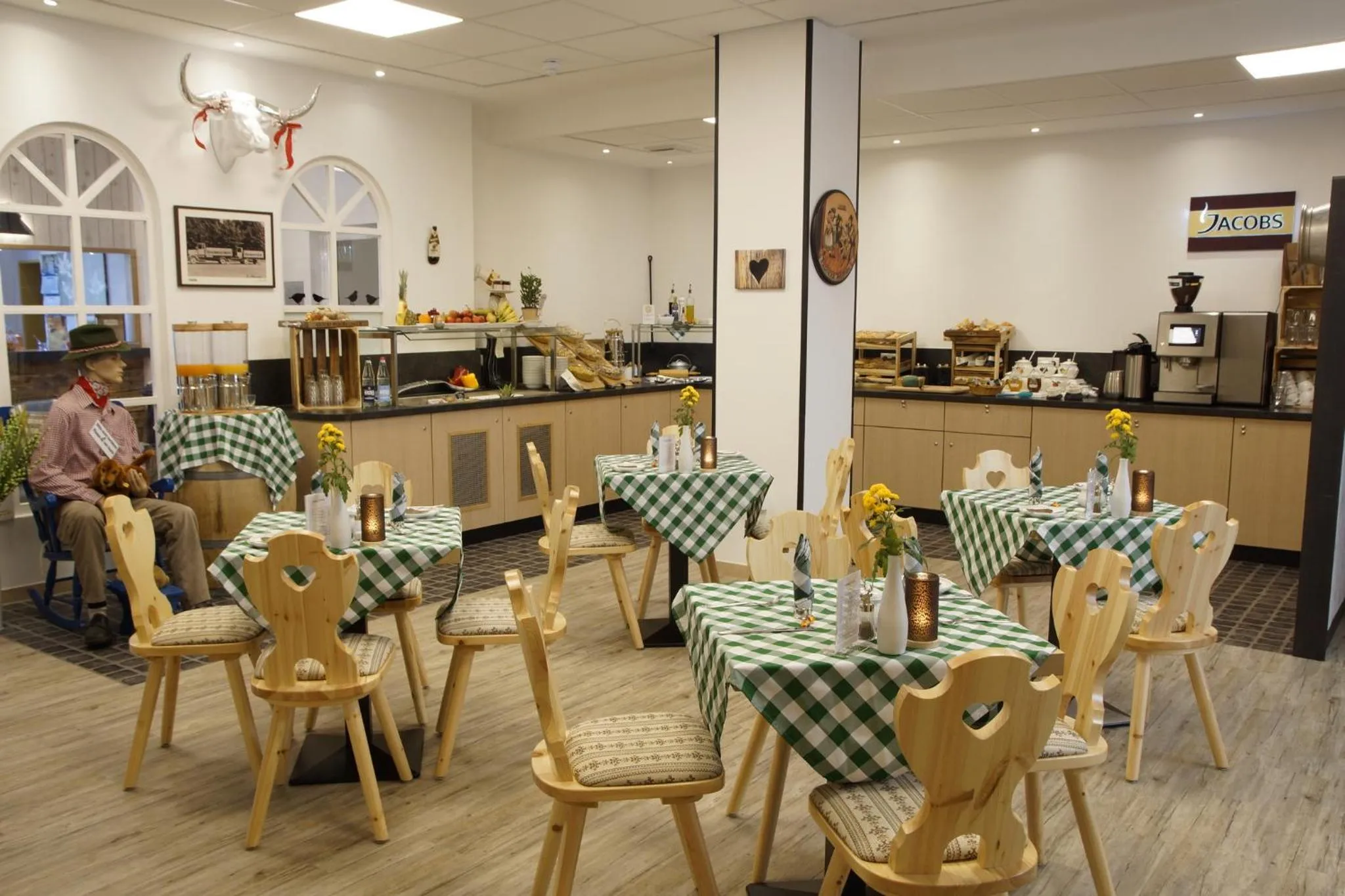 Buffet breakfast in Hotel Edel Weiss