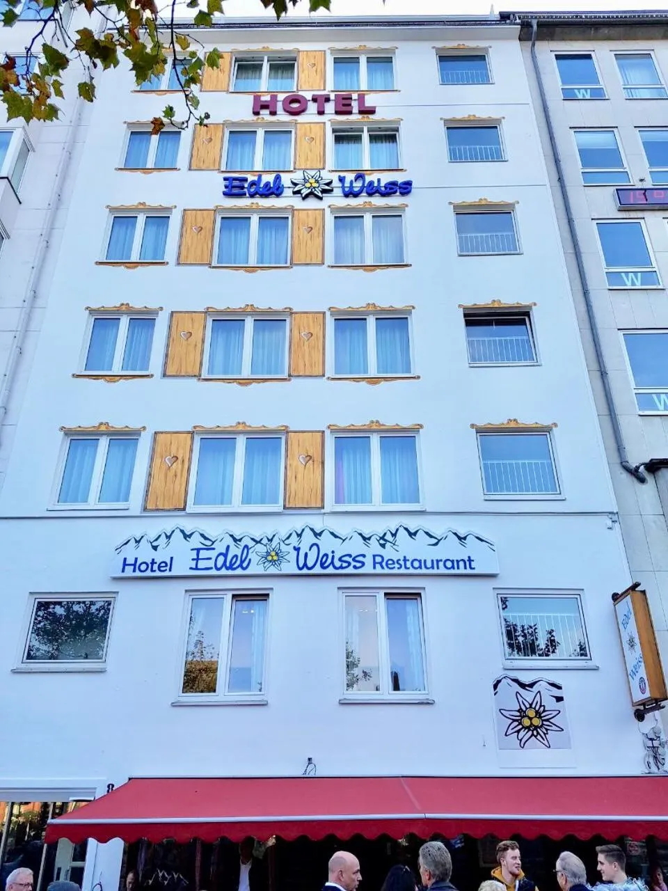 Property building in Hotel Edel Weiss