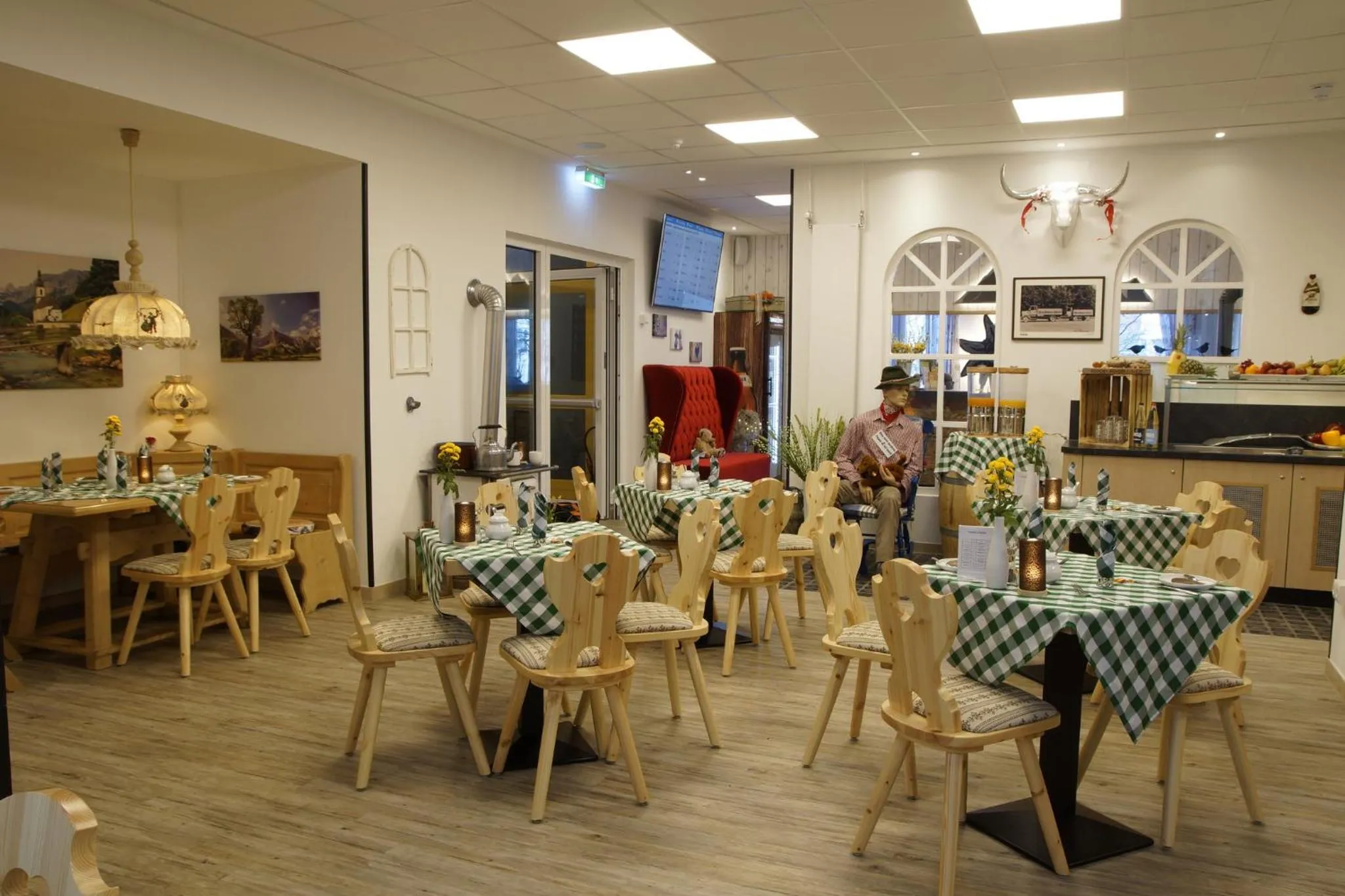 Buffet breakfast in Hotel Edel Weiss