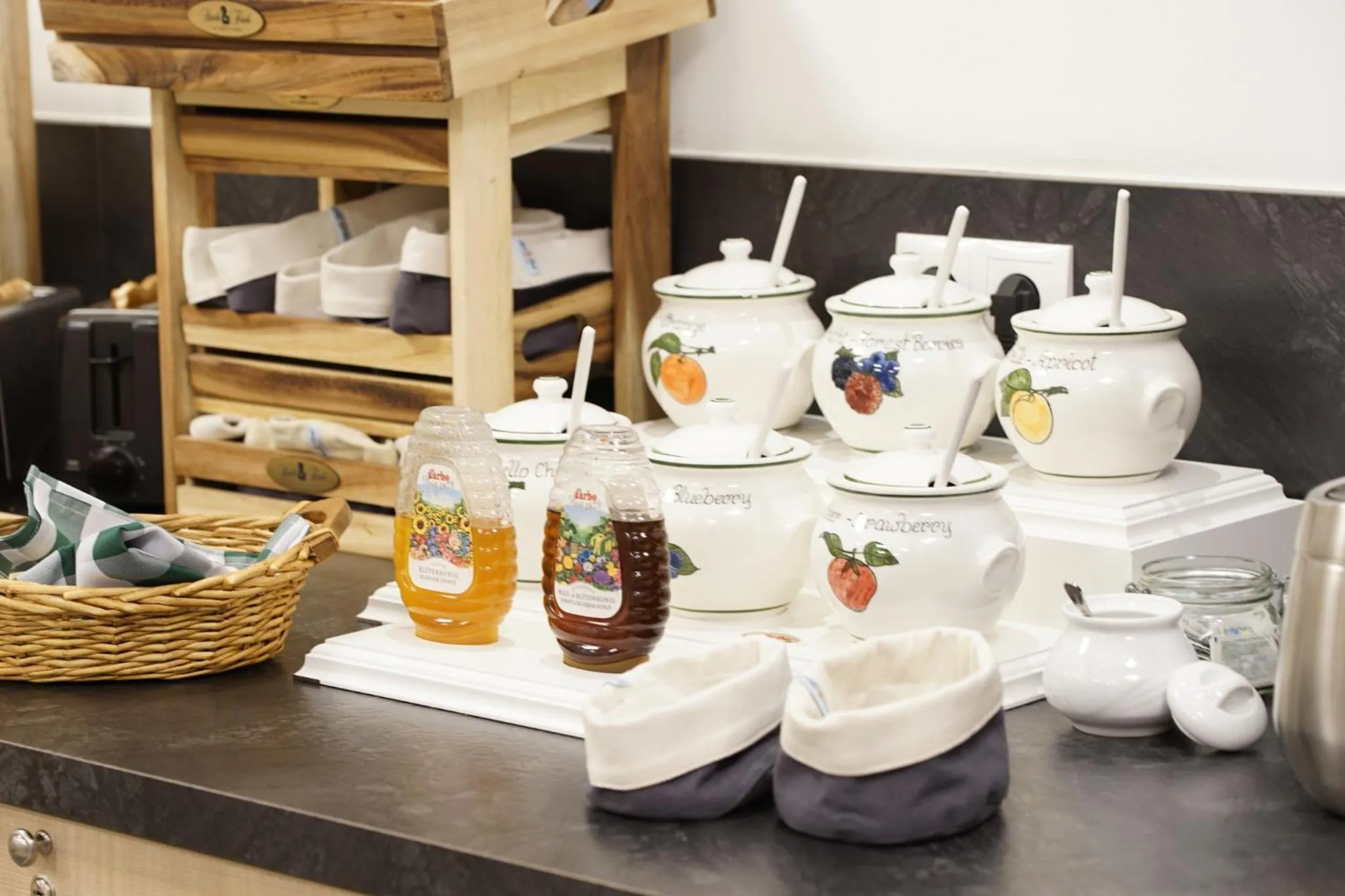 Buffet breakfast in Hotel Edel Weiss