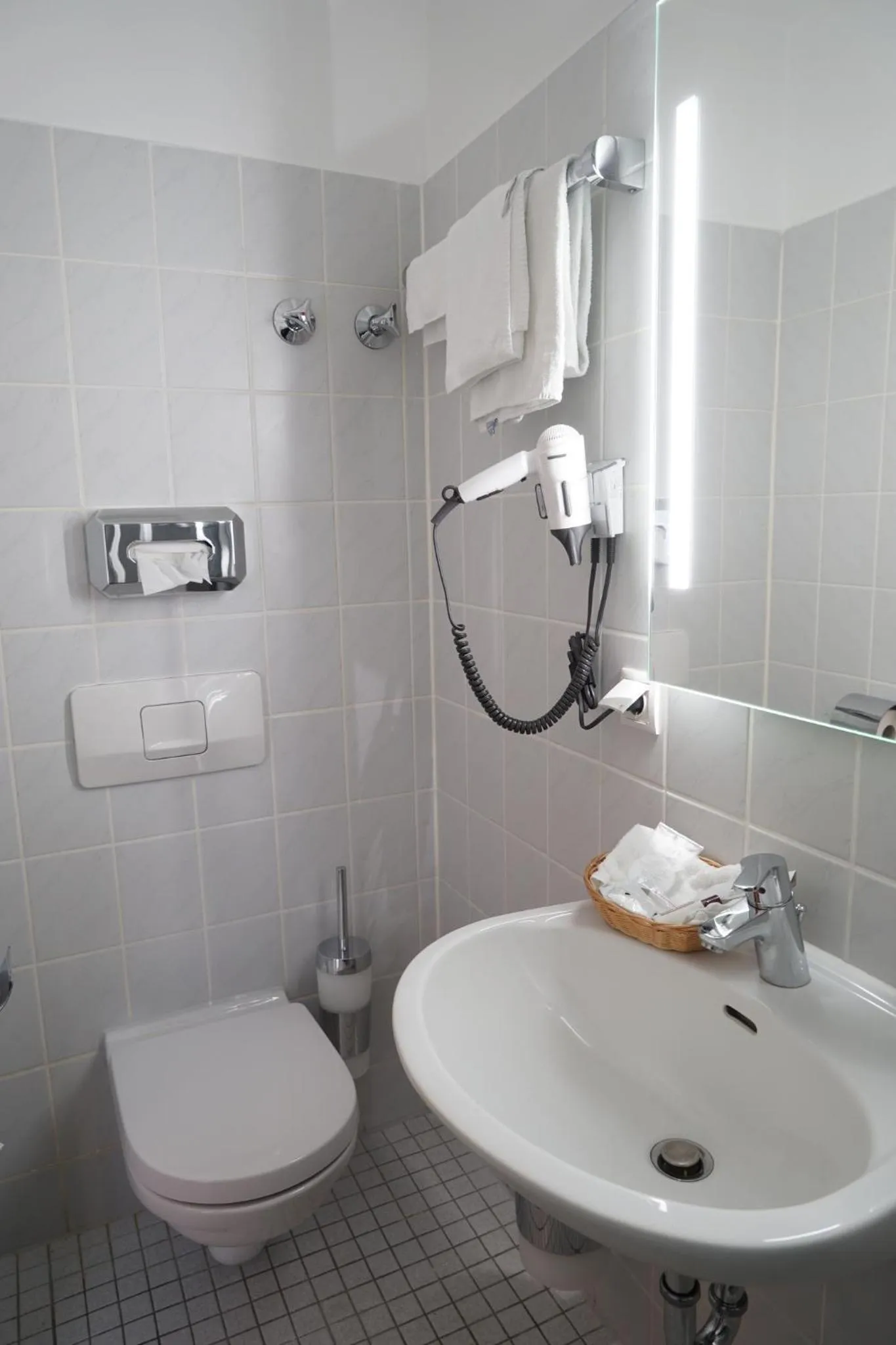 Shower in Hotel Edel Weiss