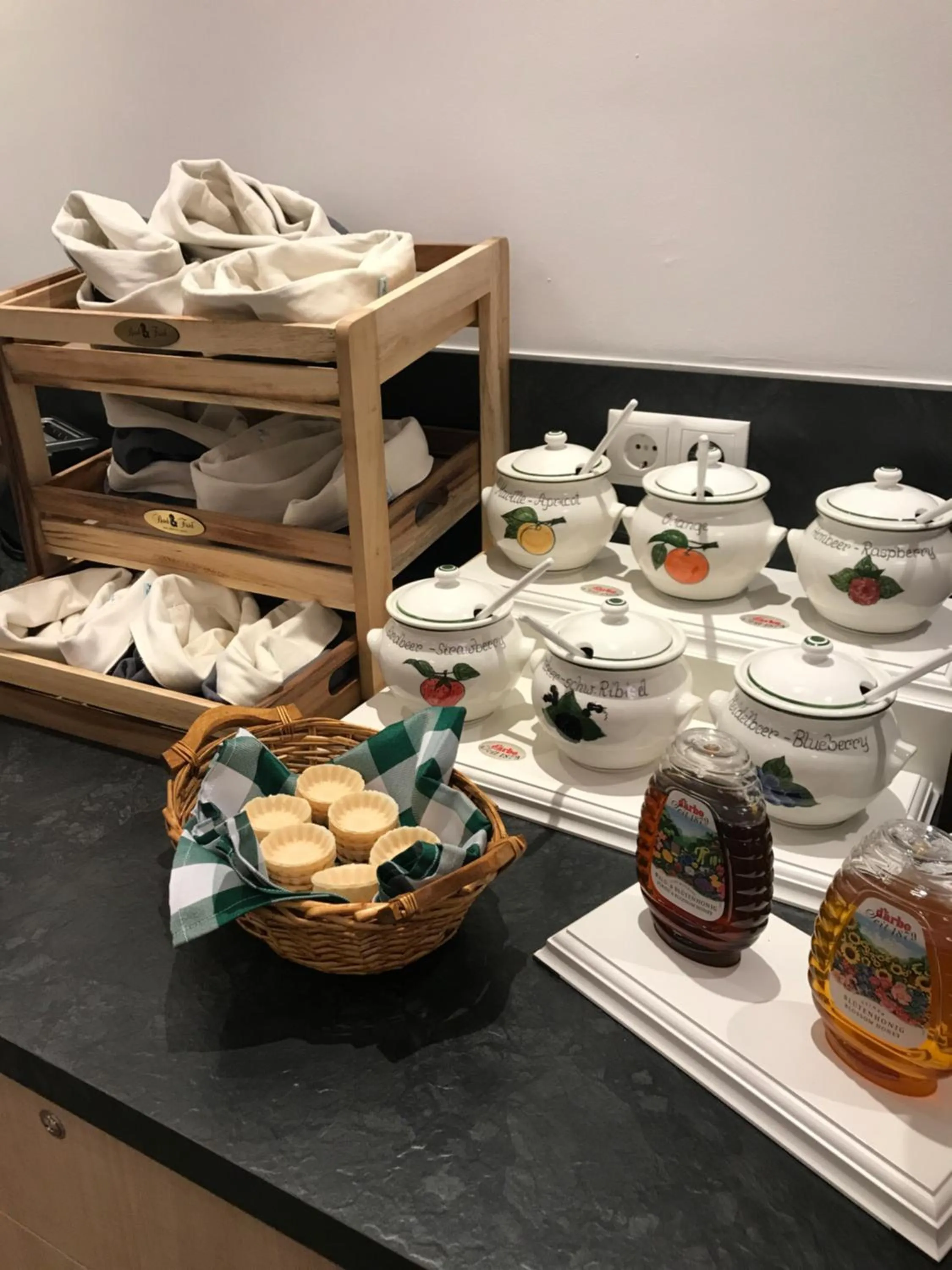 Food close-up in Hotel Edel Weiss