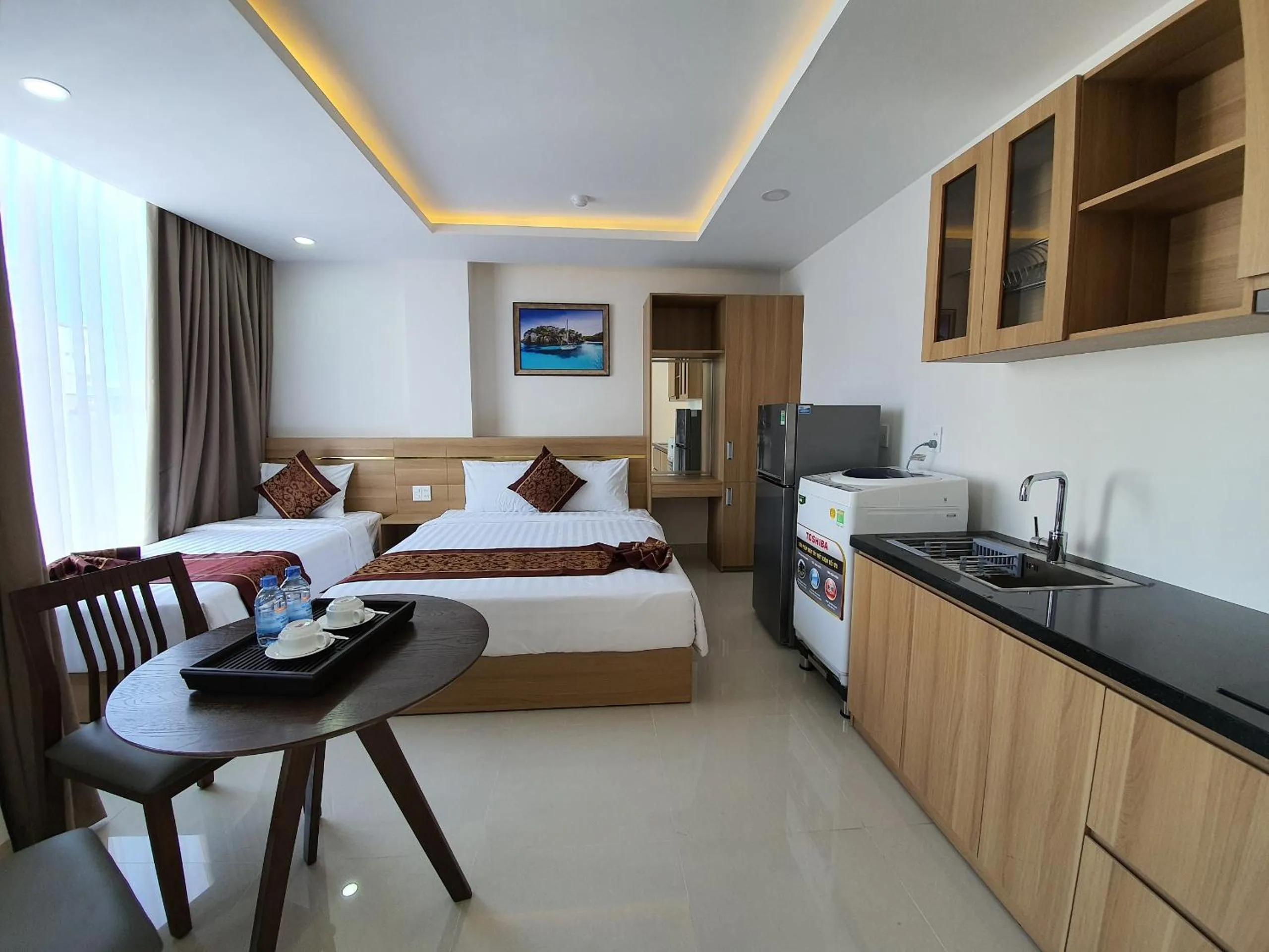 Photo of the whole room, Bed in XO Hotel & Apartments