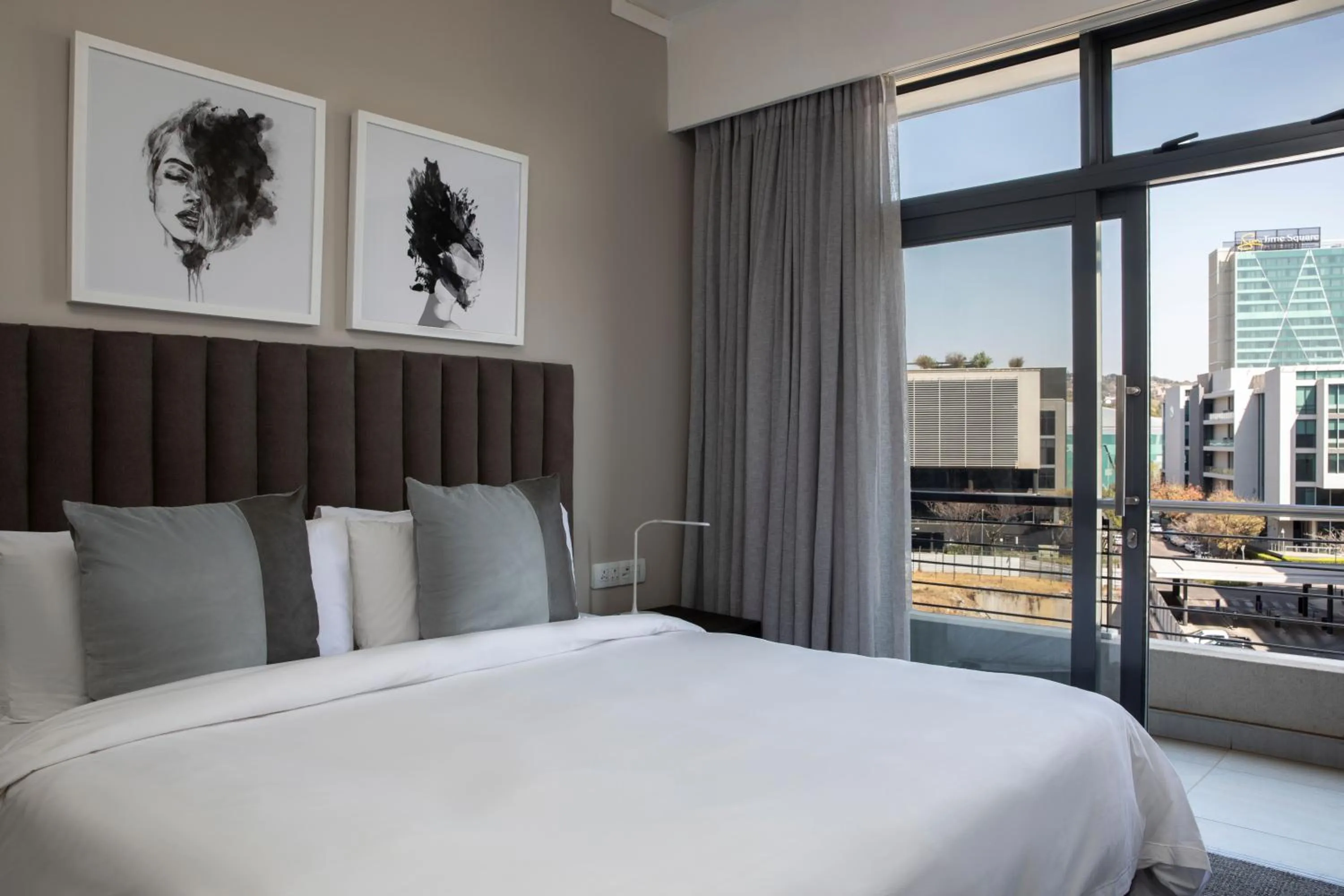 Balcony/Terrace, Bed in The Capital Trilogy Menlyn Maine