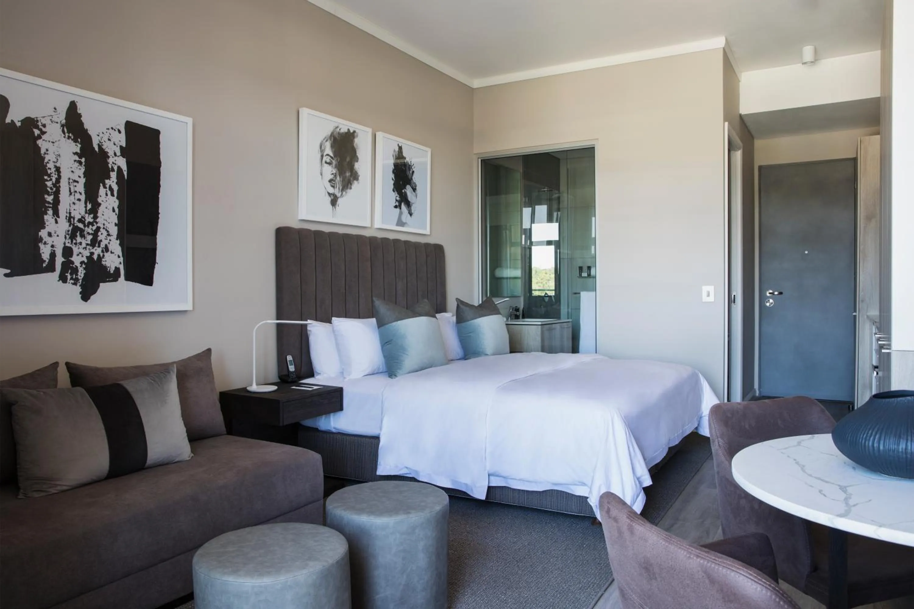 Photo of the whole room, Bed in The Capital Trilogy Menlyn Maine