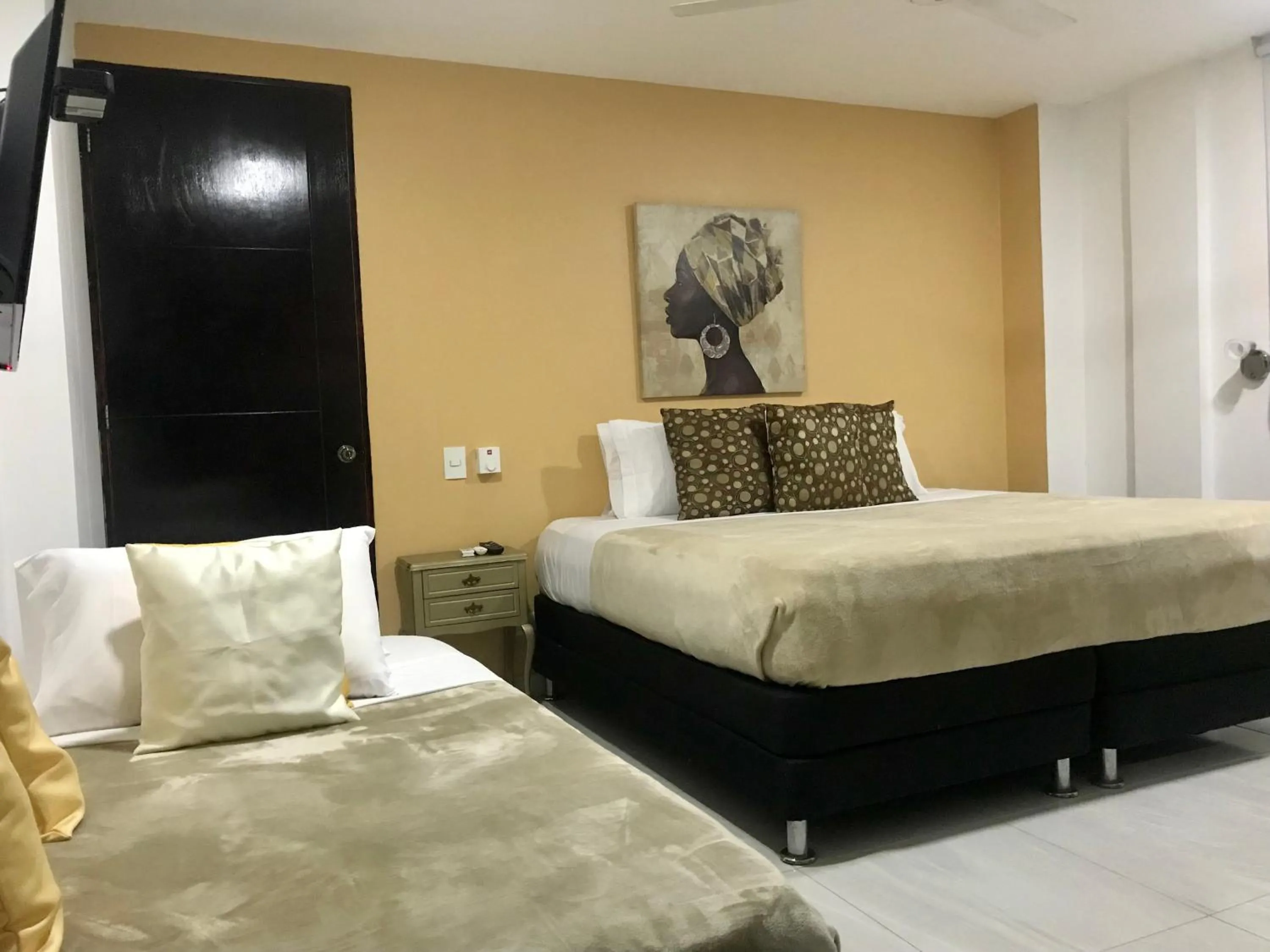 Bed in Makena La Boquilla Beach Hostel