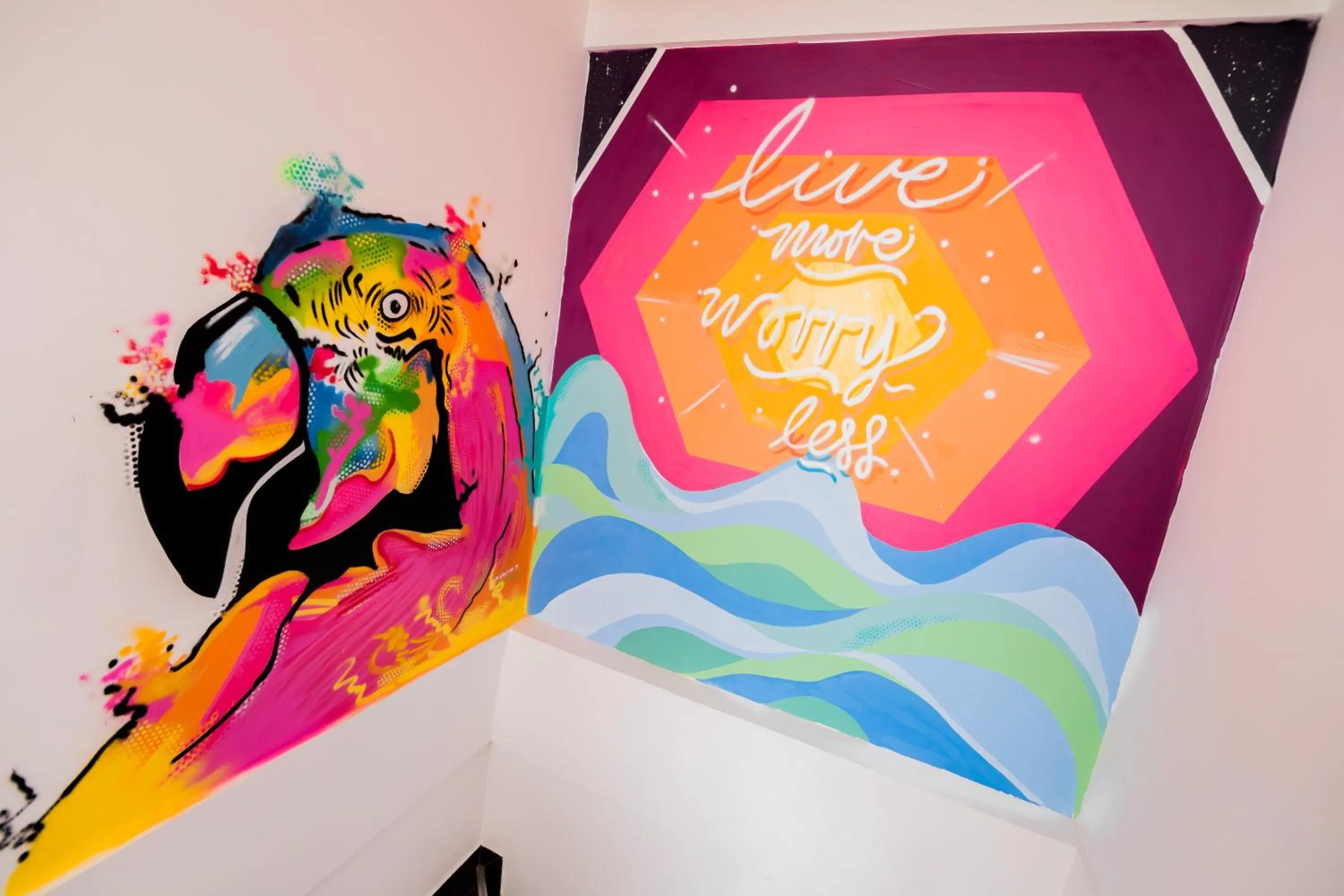 Property building in Makena La Boquilla Beach Hostel