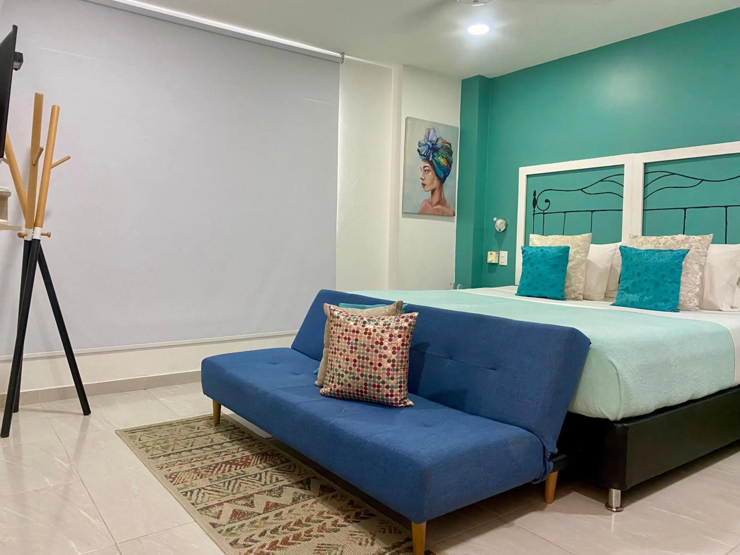 Bed in Makena La Boquilla Beach Hostel