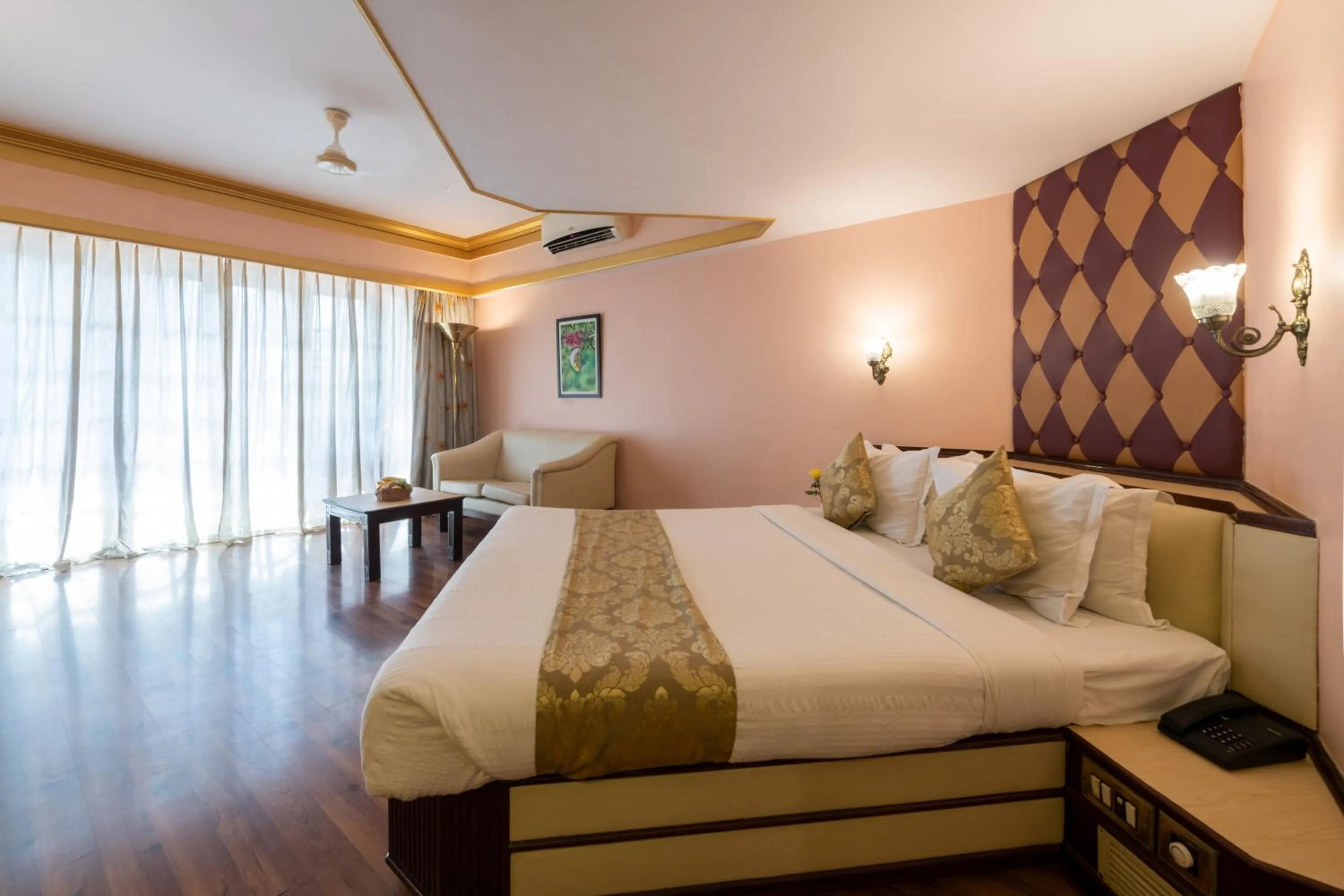 Balcony/Terrace, Bed in Nahar Heritage Hotel