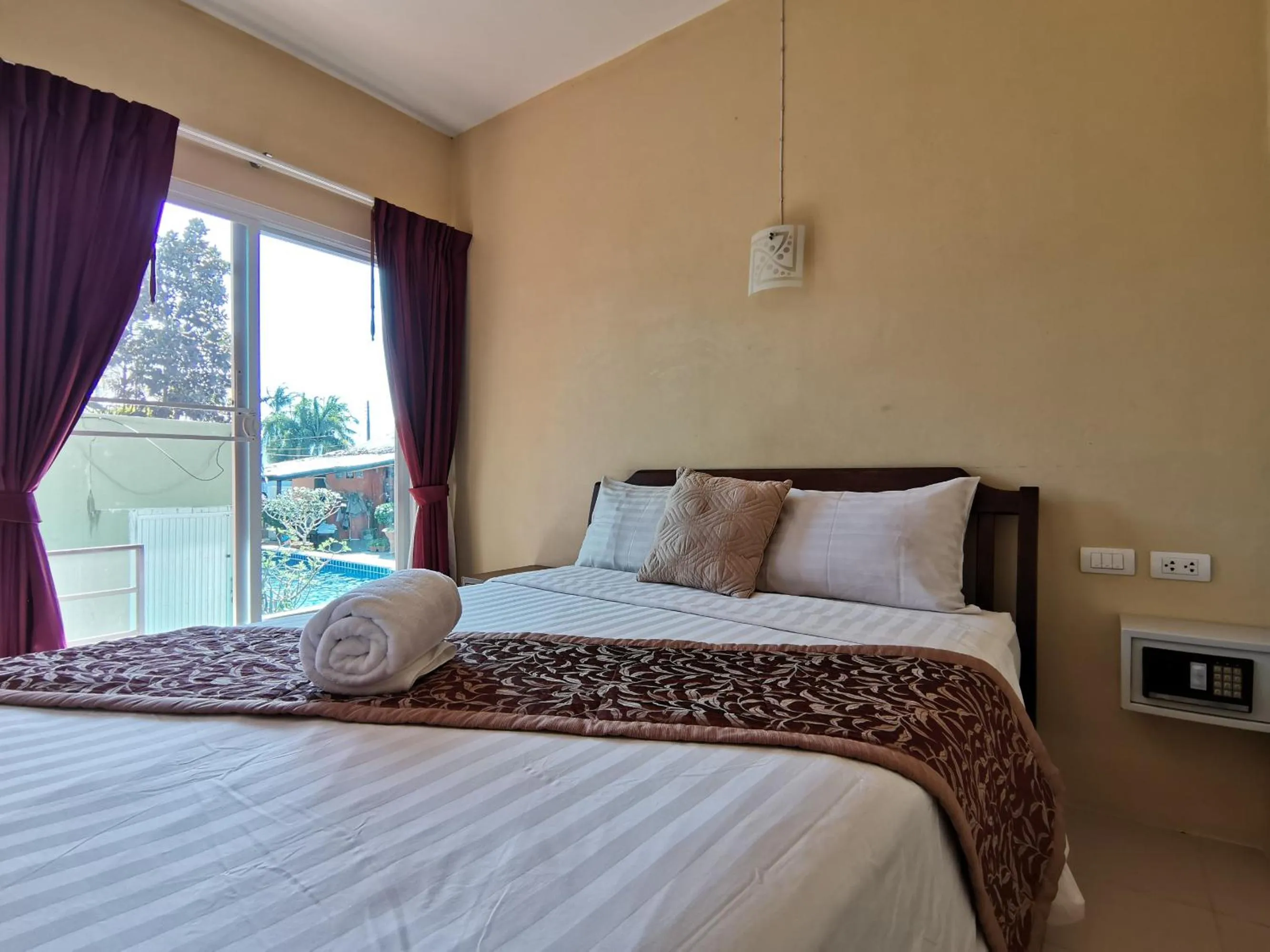 Bedroom, Bed in Serene Villa Phuket